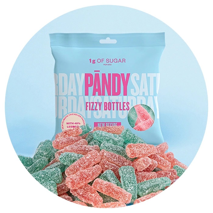 InfoHeritagejp's tweet image. ピンクとブルーの可愛いボトル型グミ、フィジーボトル💙💗
爽やかなバブルガム風味。1袋あたり糖質1gだから、罪悪感なしで楽しめます✨
お出かけのお供にもぴったりなサイズ感。

#低糖質おやつ #グミ #PANDY #スウェーデン
