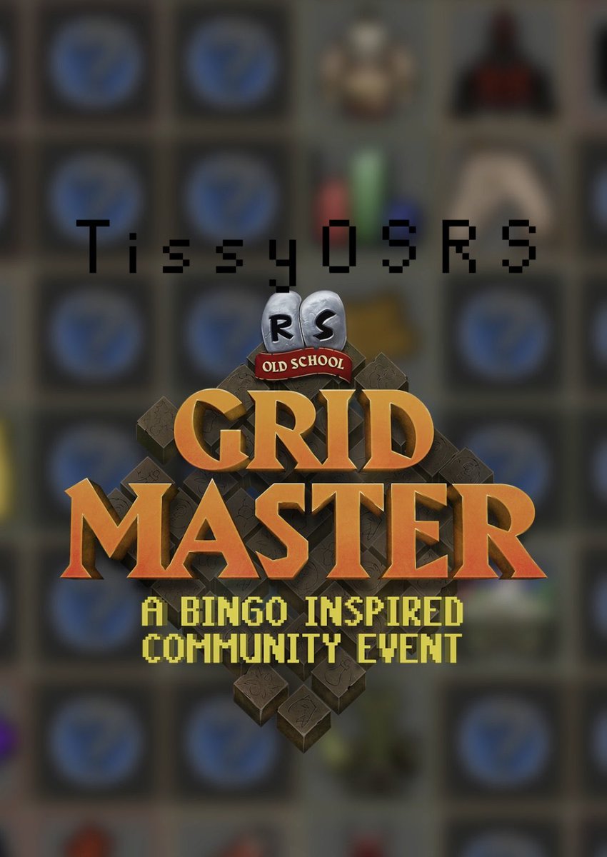 TissyOSRS's tweet image. Ready for day 3 of #GridMaster! I’ll be streaming at 12:30pm BST, come join the fun on Twitch and YouTube ⬇️
twitch.tv/TissyOSRS
youtube.com/@TissyOSRS