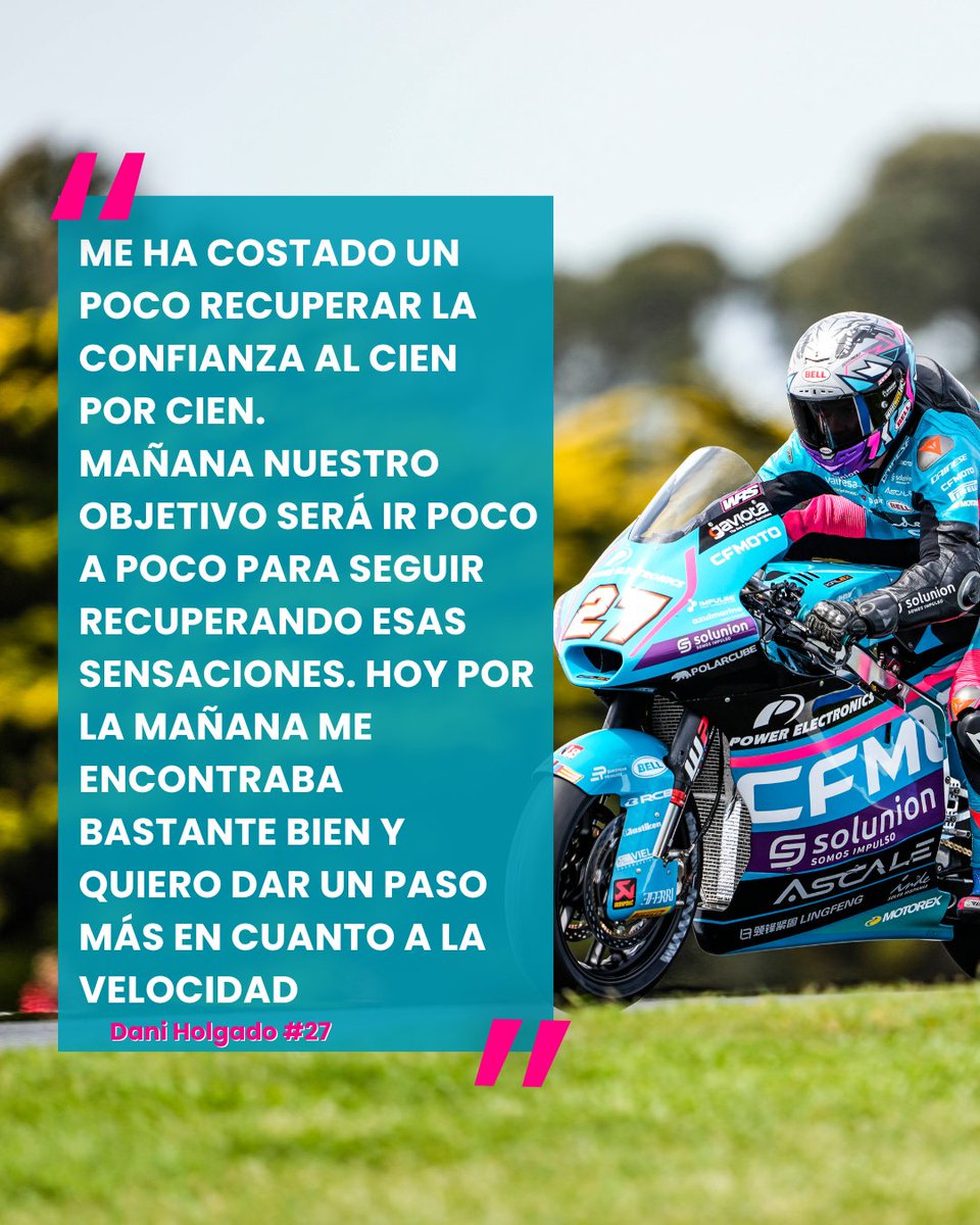 🗣️ Dani Holgado 🇬🇧 | 🇪🇸

#CFMOTO #AsparTeam #AustralianGP