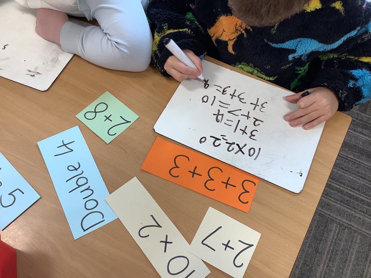 ✏️Year 2 have been busy mathematicians today! We explored different number sentences and worked hard to figure them out. Great teamwork and problem solving all round! 📚💭
