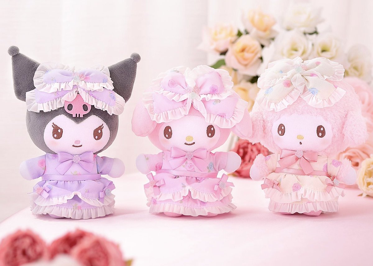 rose bouquet kuromi, my melody and my sweet piano 💫