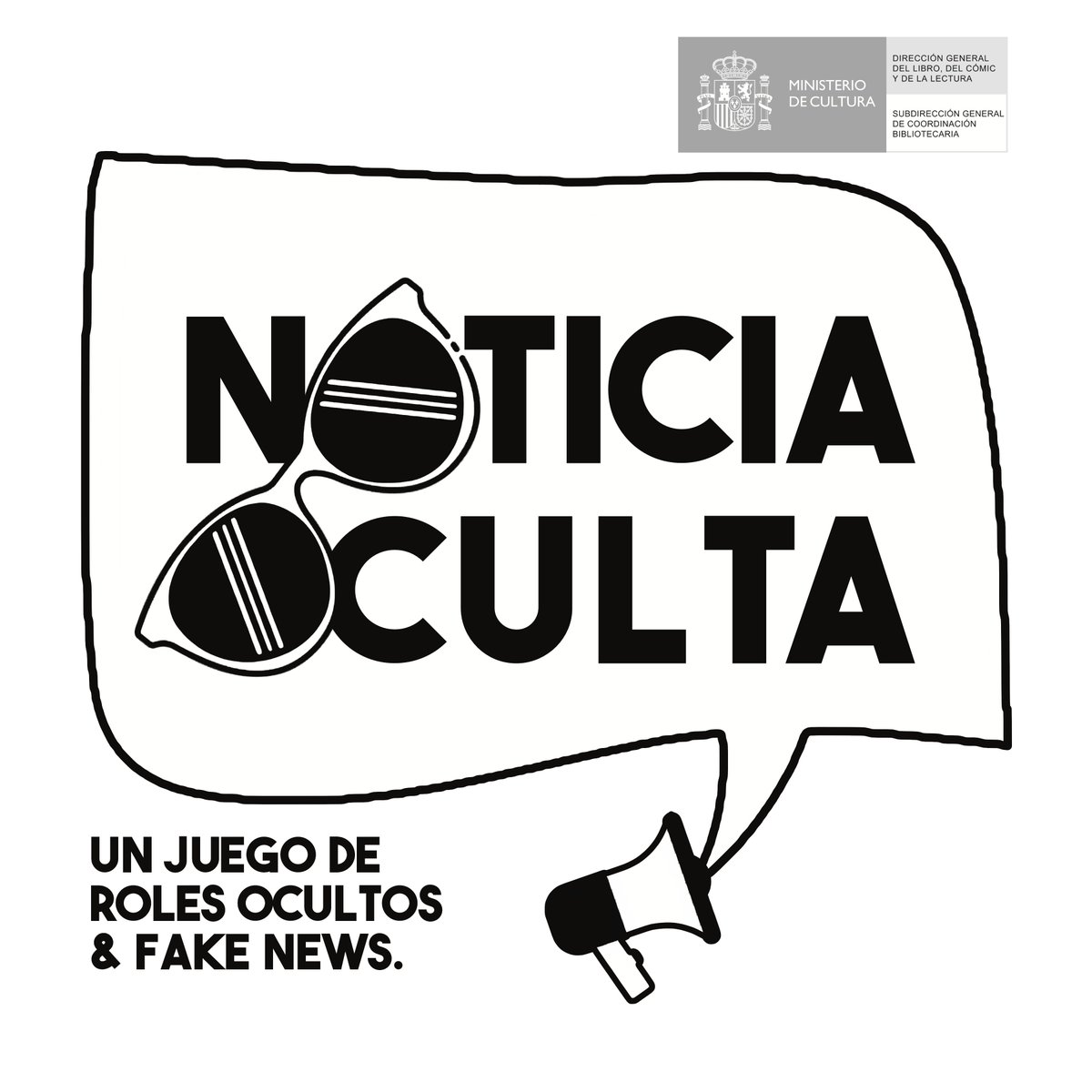 ¿Cómo combatir la #desinformación en #bibliotecas?
Ponemos a disposición de las bibliotecas un juego de mesa 🎲 print&amp;play para usuarios de 14 a 18 años.

➡️ Descárgalo, imprímelo y juega a '𝐍𝐨𝐭𝐢𝐜𝐢𝐚 𝐎𝐜𝐮𝐥𝐭𝐚'.

ℹ️ Información y descarga en 👇
cultura.gob.es/cultura/areas/…