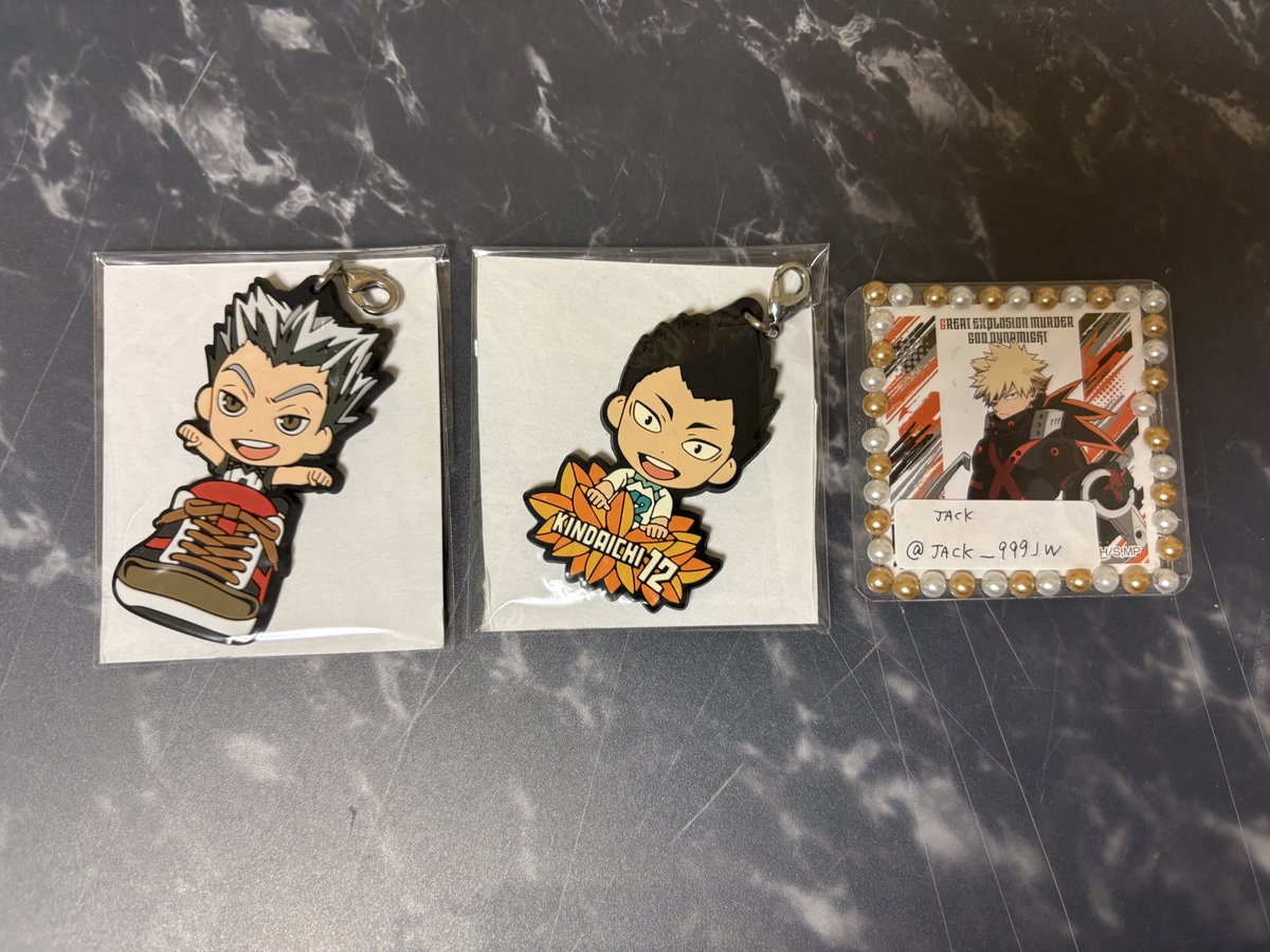 〈 交換 譲渡 〉ハイキュー アクフィ 
クロニクル アクスタ アクキー ボドゲ
ラバスト

譲 →田中 縁下 烏養 清水 東峰 菅原 金田一
        木兎 青根

求 → 固ツイ or 記載額＋送料

● 検索からでもお声がけください
● 初回様プロカ必読

 #JACKのお取引