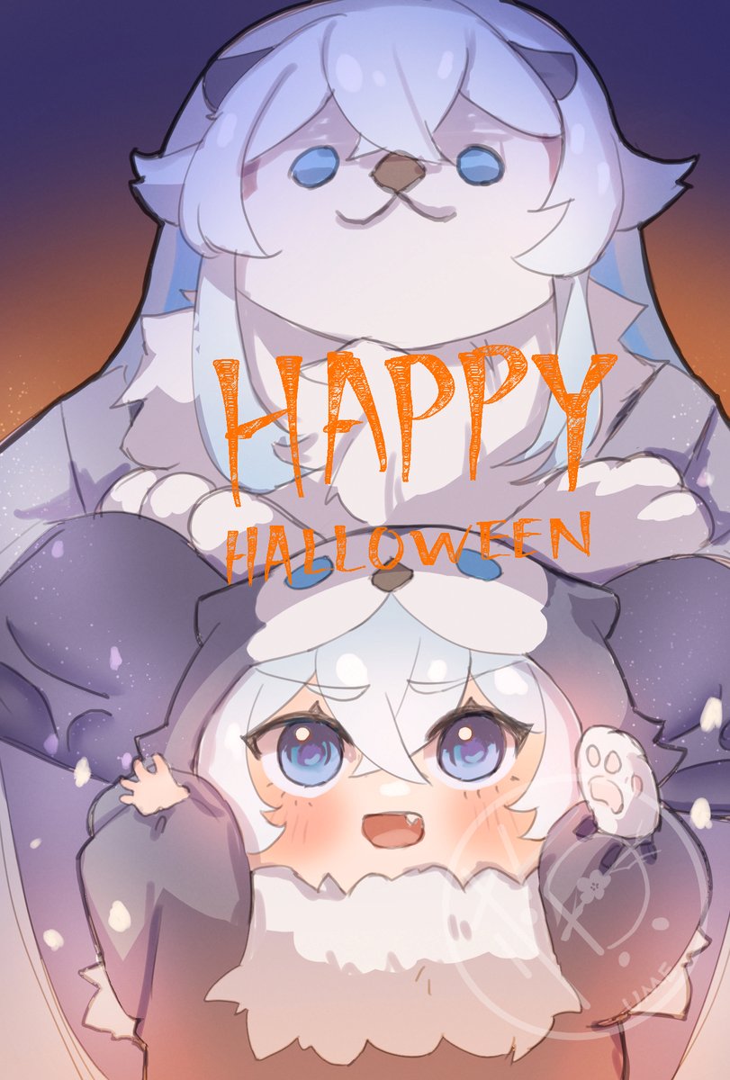 萬聖節快到了✨星獺們點的烏梅扮星獺星獺扮烏梅💙先預祝各位萬聖節快樂喔，歡迎大家來烏梅台玩💙💙💙偶爾有些突發的點圖回饋，跟一些抽風的對話🤣 #Vtuber #台灣Vtuber #擴散感謝 #新人Vtuber #繪畫分享