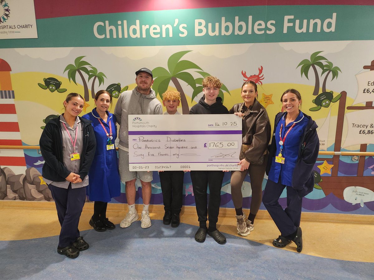 A massive thank you goes out to Jay and his family who organised a football tournament and raised £1,765 for our Paediatrics Diabetes team here at QA.

Jay told us “the reason for putting this fundraising event on was because our son Reggie, (13) at the time had been diagnosed
