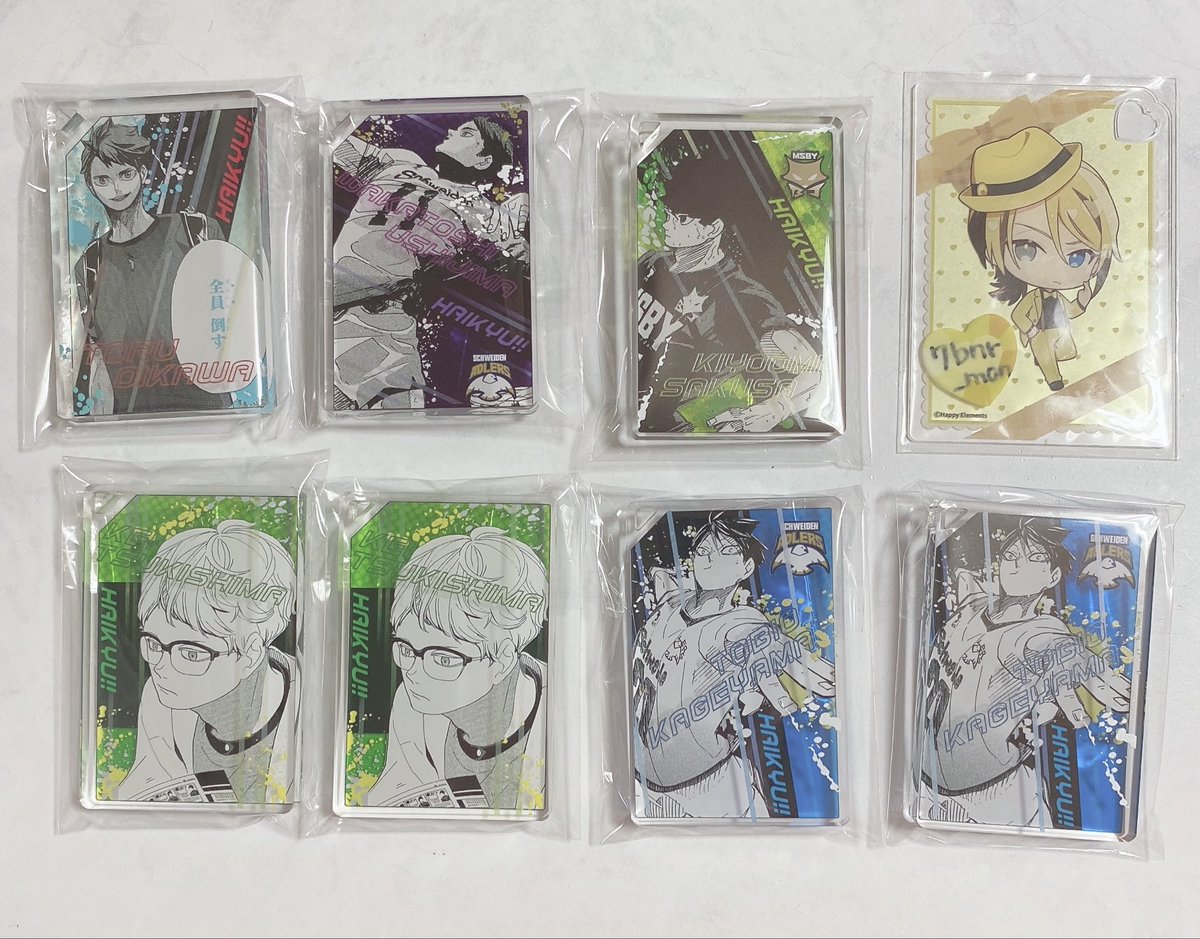 【譲渡 交換】 ハイキュー 及川の全員倒す ドミノ風 アクリルキーホルダー アクキー ジャンショ

譲⇢ 及川 佐久早 月島2 影山2 牛島
求⇢ 黒尾 &gt; 定価+送料

都内手渡し、郵送可能です。
よろしくお願いいたします◎