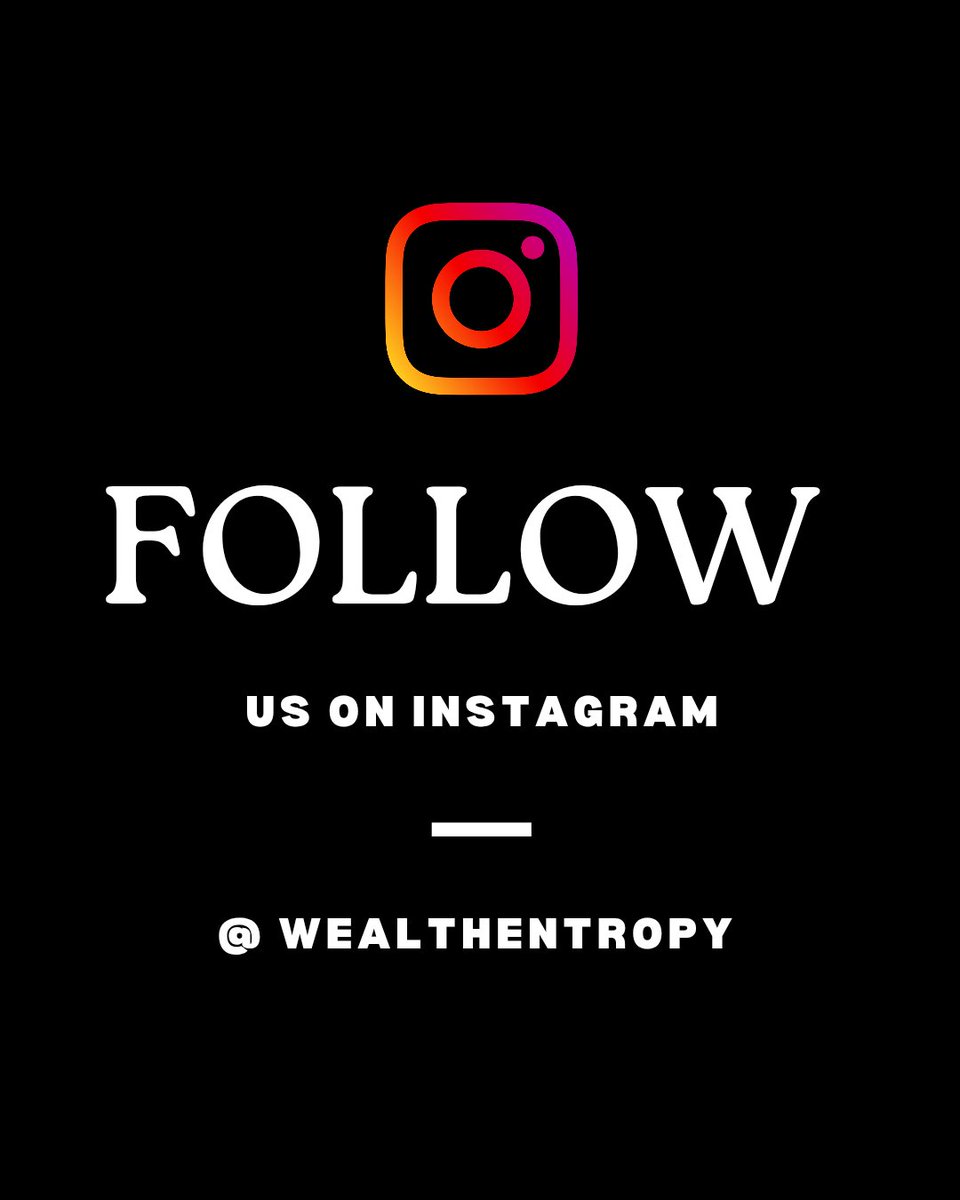 WealthEntropy's tweet photo. Wealthentropy @Luxurious Feel @Infinite Growth @ Finance @Wealth . Follow us on Instagram . https://t.co/YCmf7jhEQO