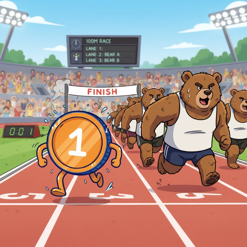 1 coin can change your life ☝️
The bears will be left behind...