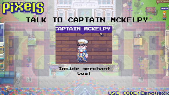 empoyexx_VB's tweet photo. THE MERCHANT SHIP UPDATE ARRIVES

There's a new quest appear "The fleet and the Fish"

🏬Exclusive items in the seaside stash store
🐟Fish ponds
🍣Sushi kits t1-t4
@pixels_online 
#pixelscreator #creator https://t.co/BLFzN2dkQS