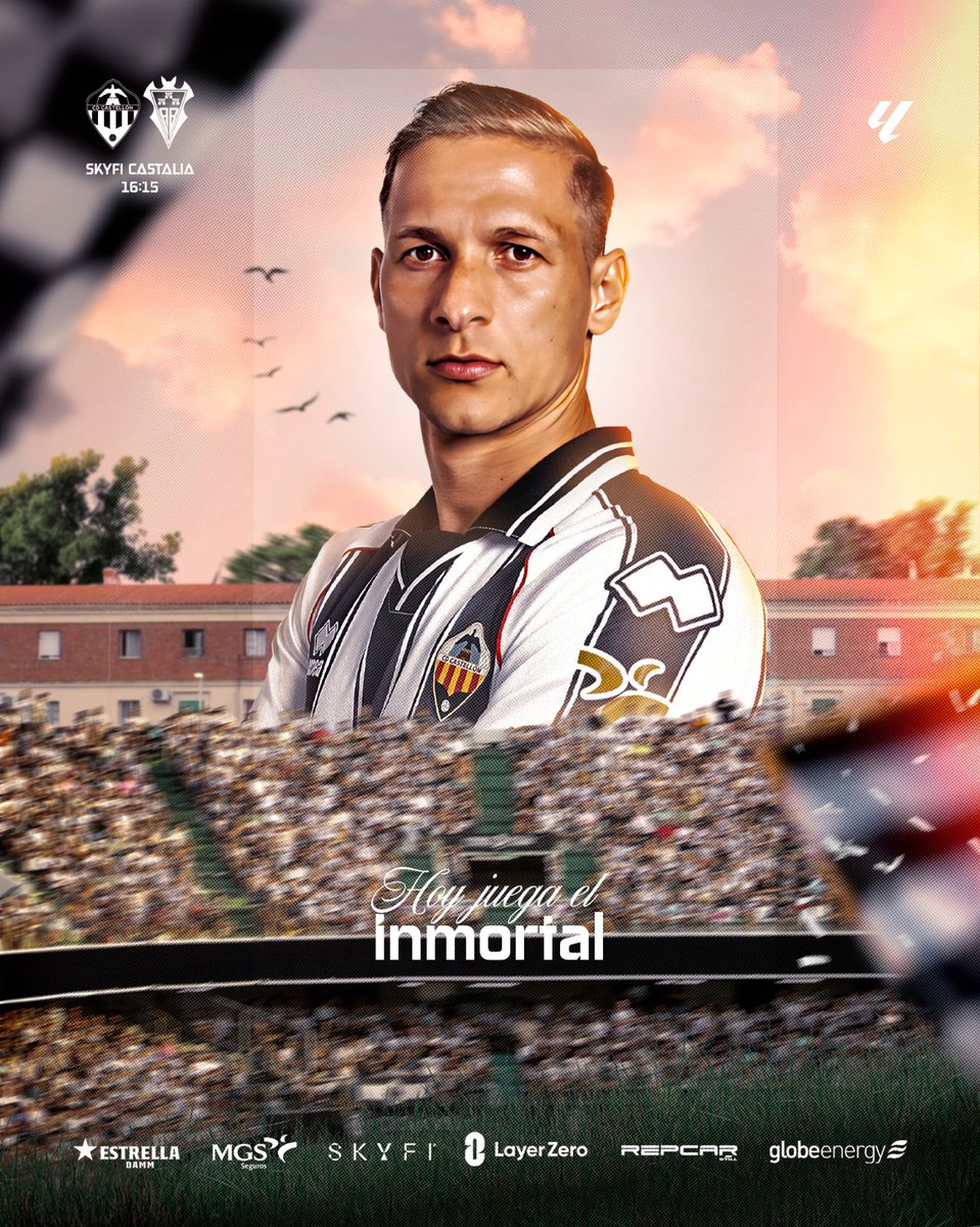 CD Castellón (@cdcastellon) on Twitter photo ⚽ HOY JUEGA EL INMORTAL ⚽
🤍🖤 A POR EL ➕3⃣ EN EL TEMPLO 🤍🖤
🆚 <a href="/AlbaceteBPSAD/">Albacete Balompié 🤍</a>
🏟 SkyFi Castalia
🗓 19 de octubre
⌚ 16:15 h
🎟️ entradas.cdcastellon.com
#CastellónAlbaceteBP
#PPO👂 ⚽ HOY JUEGA EL INMORTAL ⚽
🤍🖤 A POR EL ➕3⃣ EN EL TEMPLO 🤍🖤
🆚 <a href="/AlbaceteBPSAD/">Albacete Balompié 🤍</a>
🏟 SkyFi Castalia
🗓 19 de octubre
⌚ 16:15 h
🎟️ entradas.cdcastellon.com
#CastellónAlbaceteBP
#PPO👂