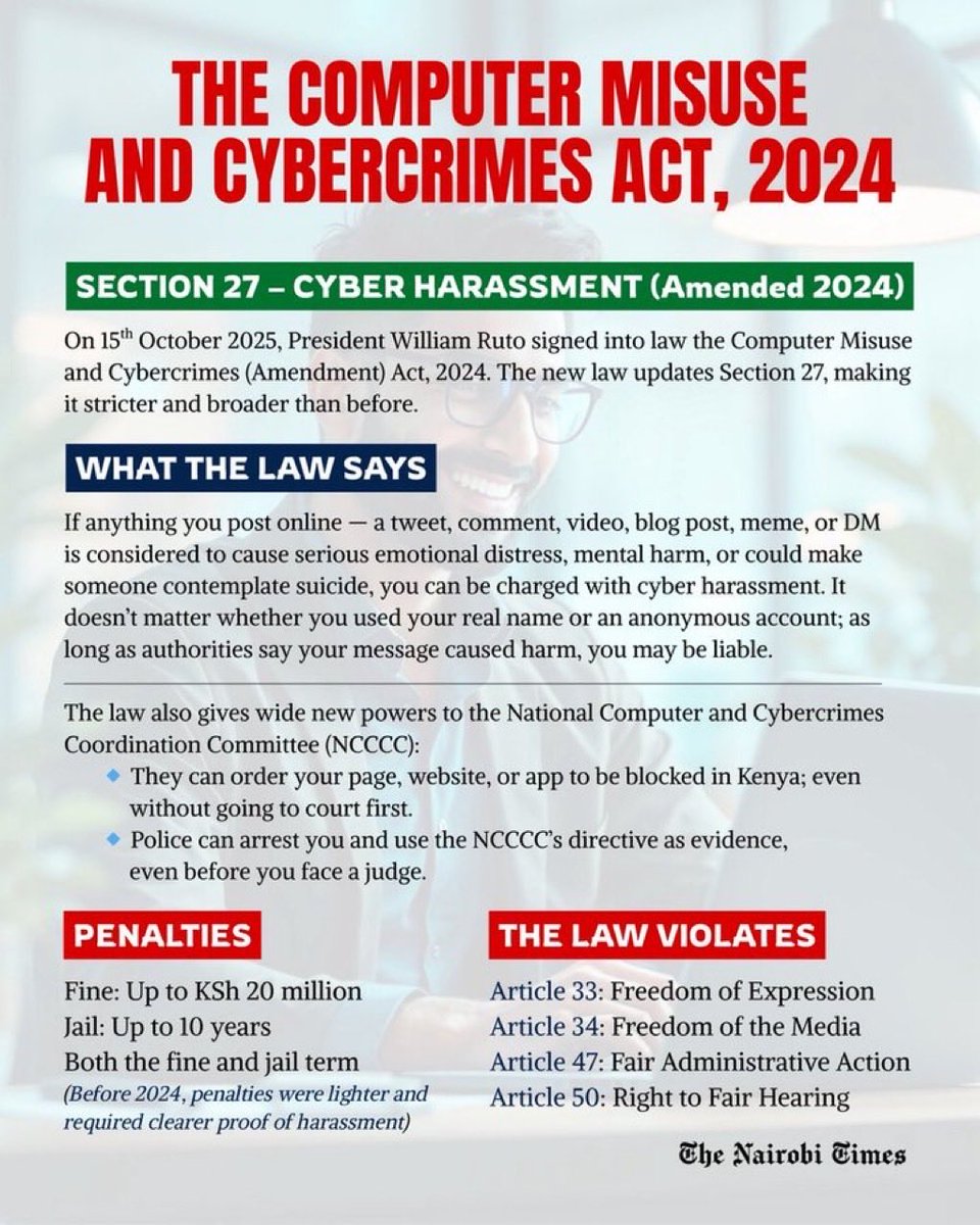 REJECT THE CYBERCRIMES LAW ✊🏿

#RejectCybercrimeBill
#RejectCyberCrimeLaw