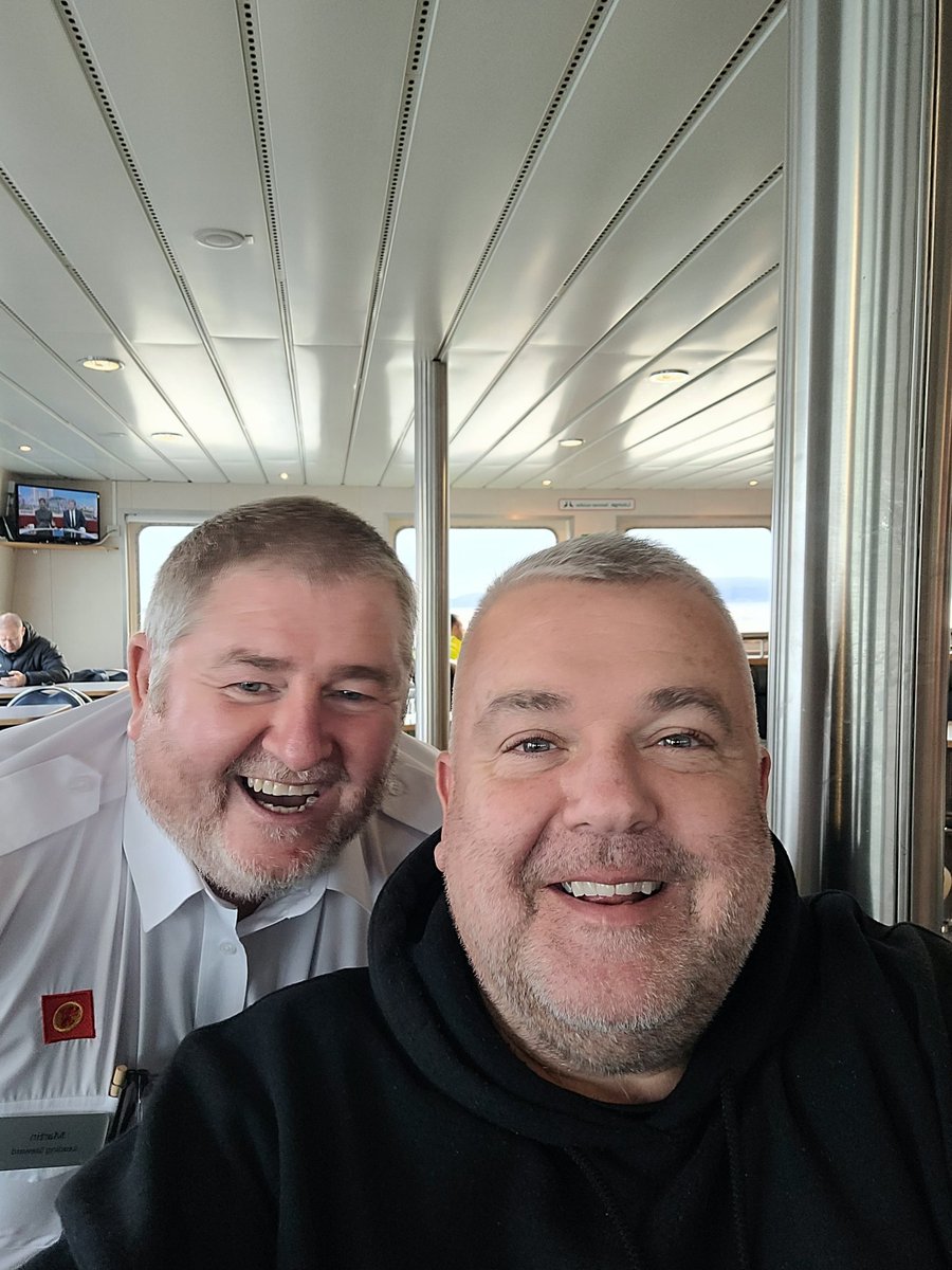 Marcus_Campbell's tweet photo. Me old pal marty still working on the boat to Isle of Bute https://t.co/Fkc35EdoOC