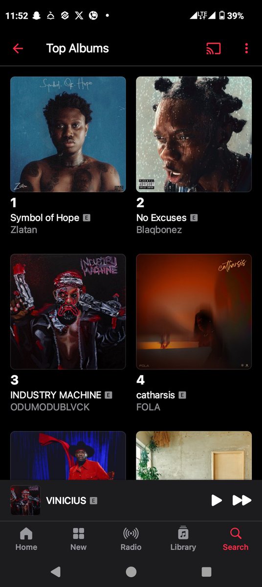 thecheifvibes's tweet photo. 🔥 ZLATAN on top again! 💪 “Symbol of Hope” sitting pretty at #1 on Apple Music — proof that real talent always shines! 💯💚🇳🇬 #Zlatan #SymbolOfHope #Number1Album #AppleMusic https://t.co/KGiTrovlLx