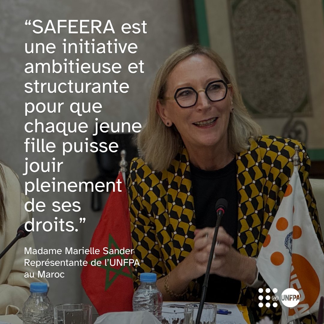 salhaj's tweet photo. @UNFPAMaroc @mnst_solidarite @IsabelleValois6 @CanEmbMorocco @ONUMaroc @UNFPA_ASRO #SAFEERA 👏👏
🙏 Rep @sander_marielle
🧡 @UNFPAMaroc
@UNFPA @unfpachief
@kritisanon
@Morocco_UN @UNFPA_ASRO @ONUFemmesMaroc @DKinMorocco @ONUMaroc @LeilaBenali_ @FaridaLoudaya @Farida_Murshed @fsnakazibwe @faridabenaouda @Faridasial1 @Adiva_Farida @Faridakaroney https://t.co/EM5eWv6lOh