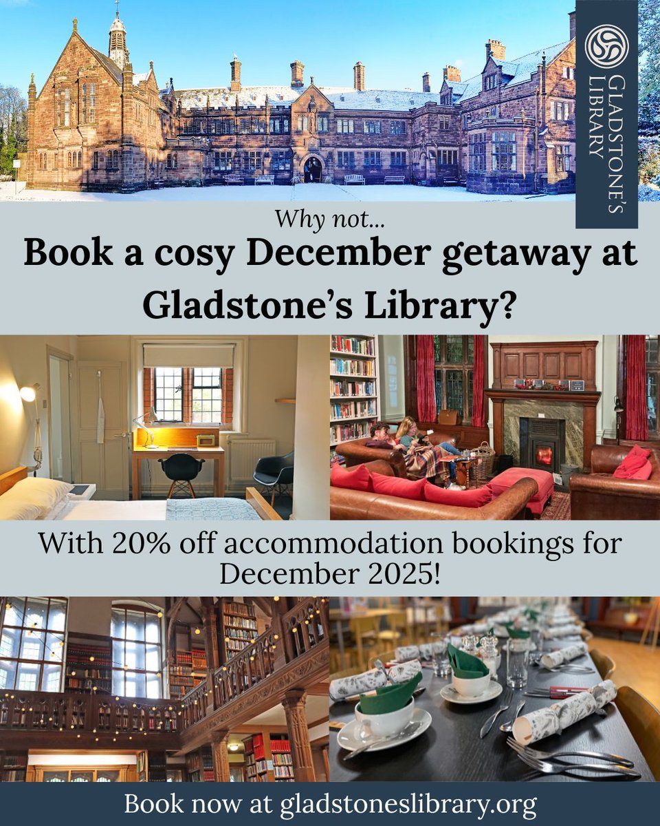 Gladstone's Library tweet media
