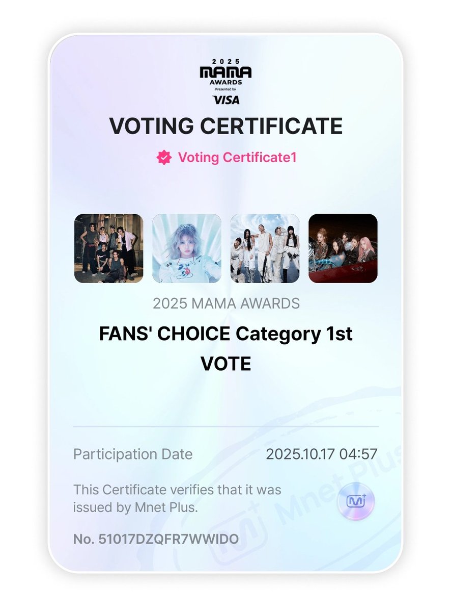 I vote for #jeonsomi on #2025MAMAVOTE