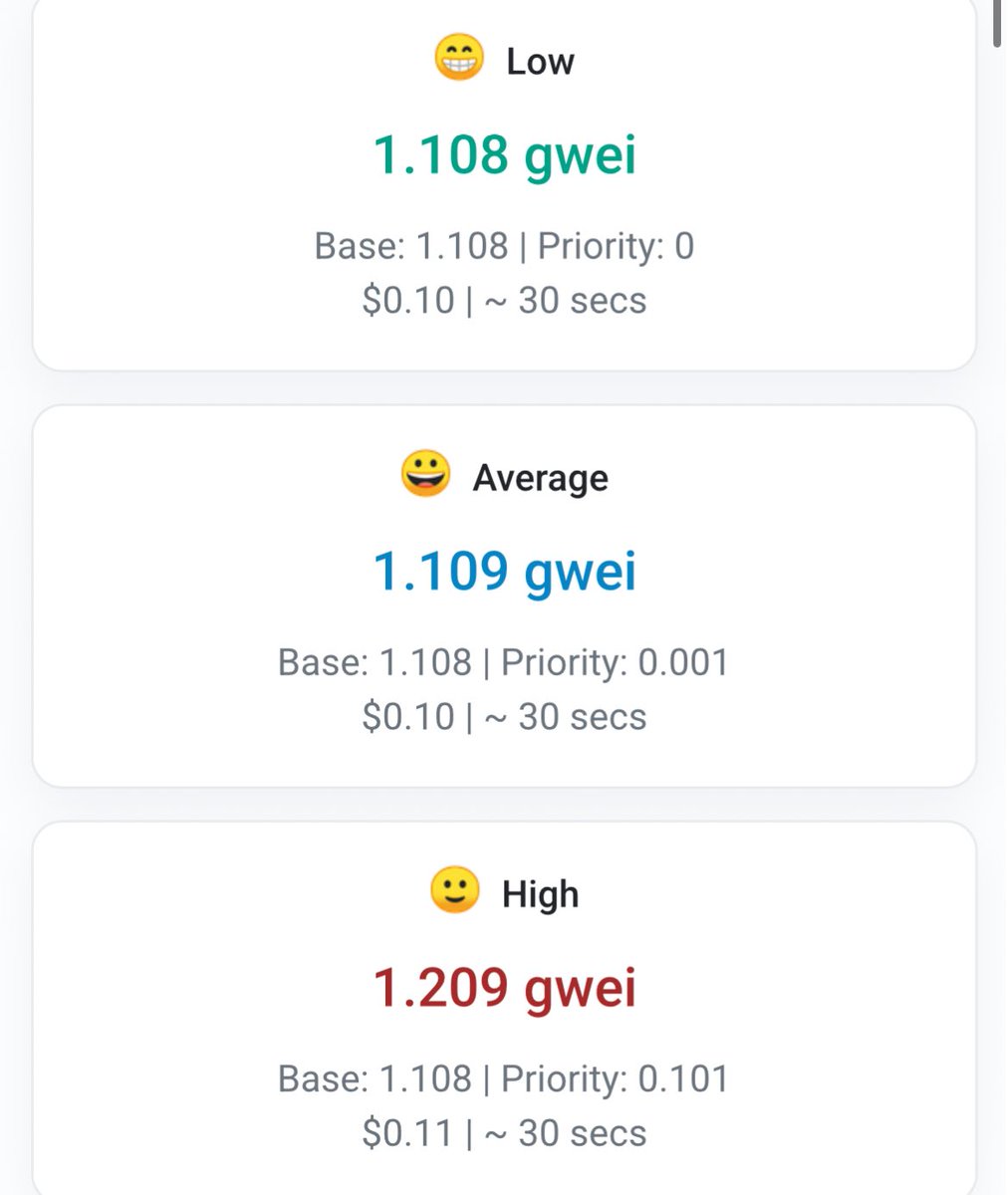 Most have not yet realised that this means we will probably never see gas fees consistently over 5 gwei on Ethereum L1 ever again