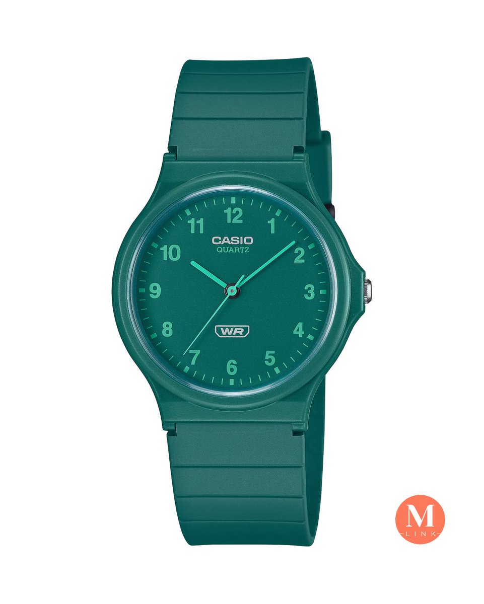 marcolinolink's tweet image. Este verde musgo é uma das cores desta estação. Com um design minimalista, leve e prático, é perfeito para quem procura um relógio fiável para o dia a dia, sem excessos.

#casio #marcolinolink #relogiosperfeitos