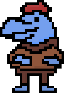 leanne_purple's tweet photo. Day 2 of pinging @tobyfox  until he sees my #Undertale / #Deltarune sprites

I made a new guy !
His name is Grory https://t.co/cMbhtf49gj