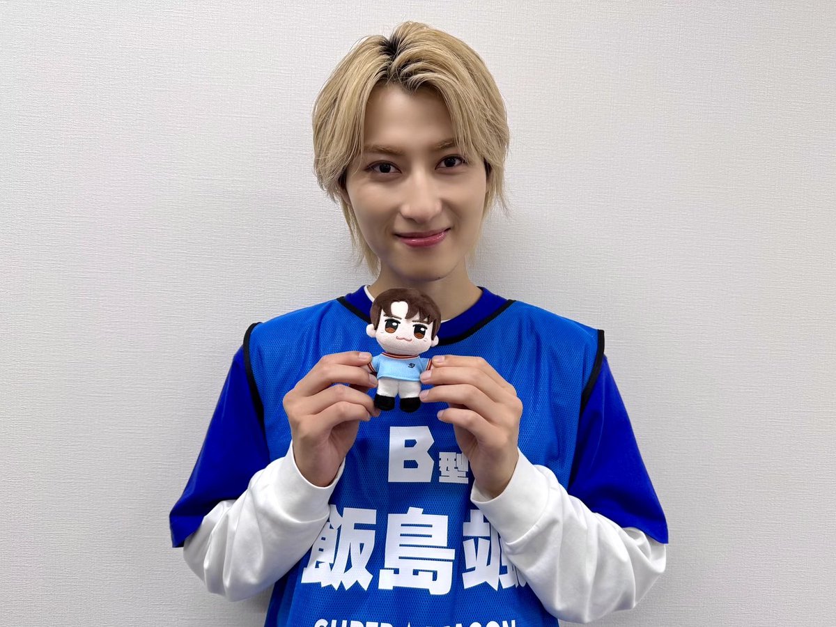 SUPER★DRAGON スパドラ　飯島颯　ぬいぐるみ　マスコット　アクキー 🎂SUPER☆DRAGON🎂 ୨୧ #飯島颯 23歳 ୨୧ バースデーPHOTO SET&