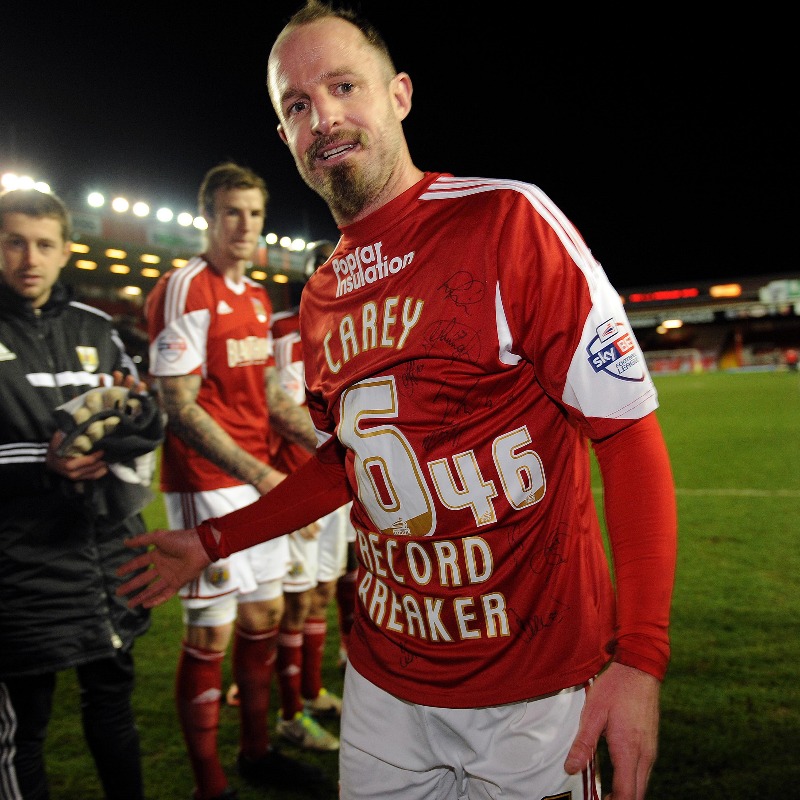 BristolCity's tweet photo. 📣 Louis Carey will receive a legacy cap ahead of Tuesday night's game, which marks 30 years to the day since his #BristolCity debut! 🧢