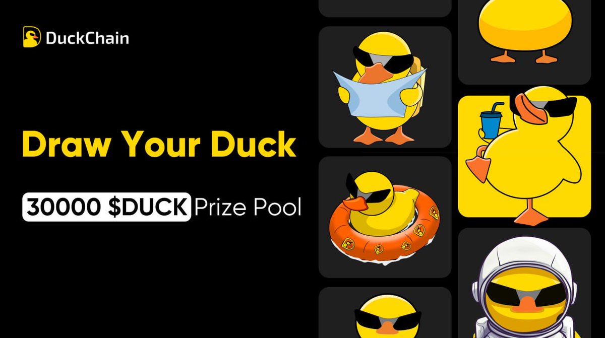 Duck_Chain's tweet image. 🎨🦆 Draw Your Duck Challenge is LIVE!
You’re part of the Duck Planet… but what kind of duck are you? 👀
🖌️ Create your own duck — AI art, hand-drawn, or meme!
💬 Add a short intro for your duck.
📢 Post it on X, tag @Duck_Chain, and include #DuckChain #DUCK
💰 Prize Pool:…
