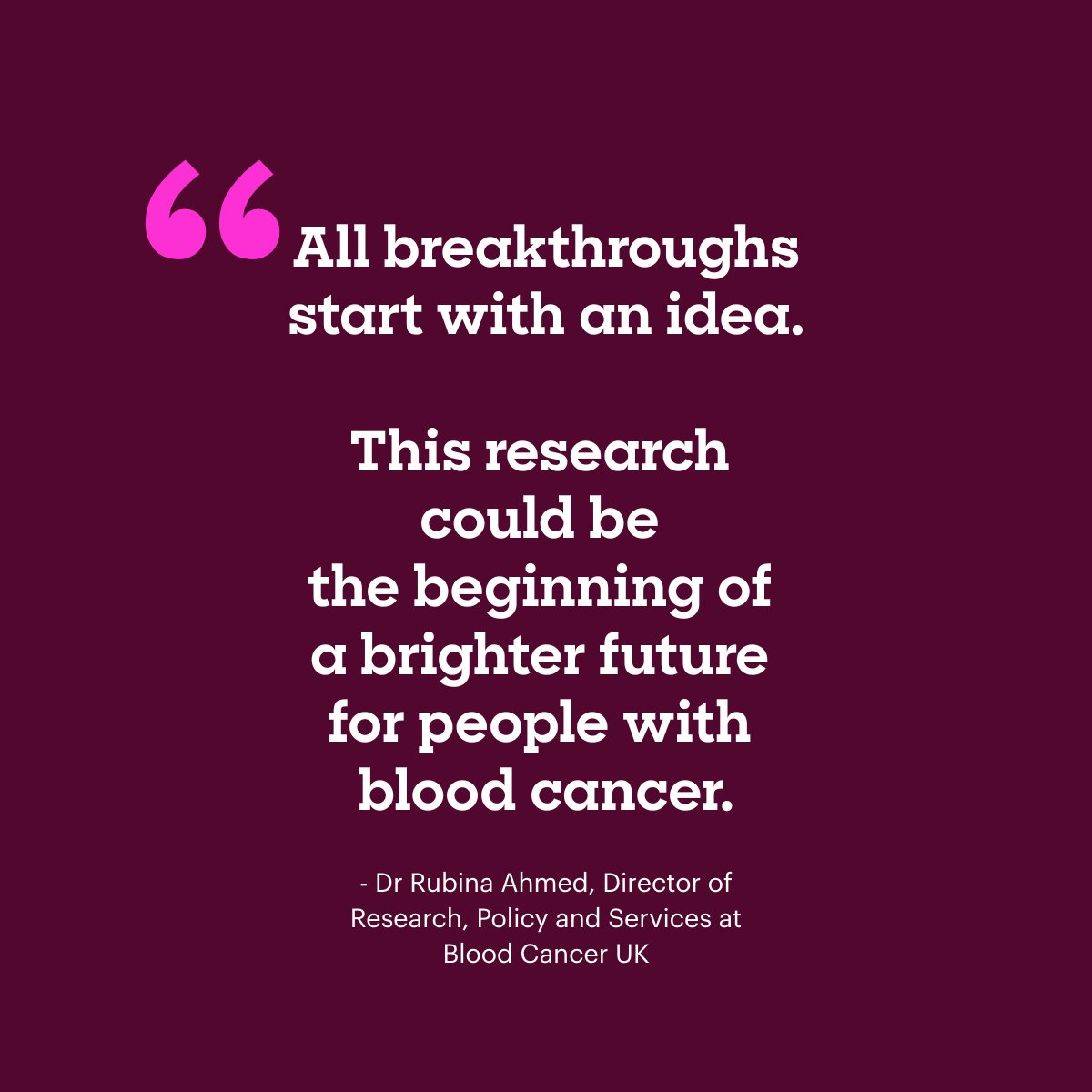 We’re pleased to be investing in 12 new research projects across all blood cancer types as part of our innovative Pilot Grants scheme.