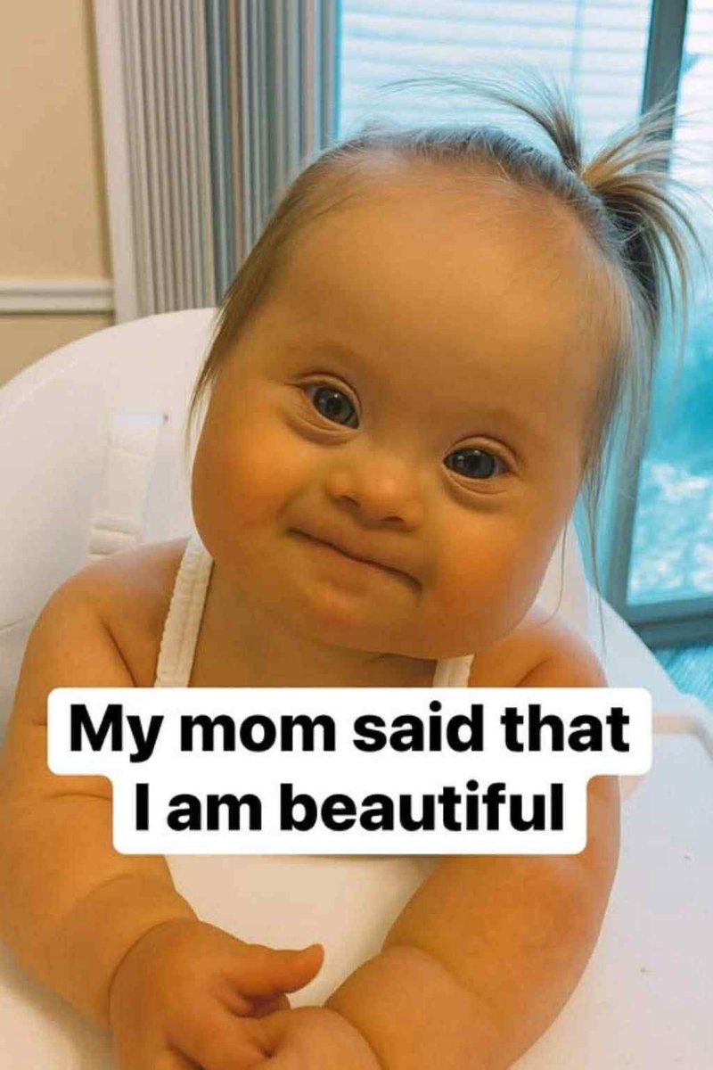 My mom says I am beautiful.
And she’s right.🥺