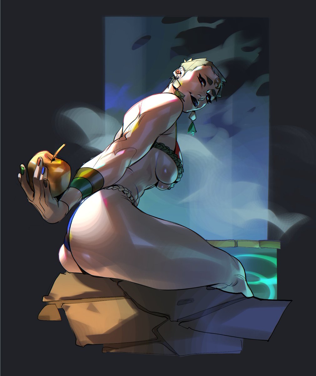 artbynips's tweet photo. Eris (Hades) 🍎 https://t.co/KIiajxQlER