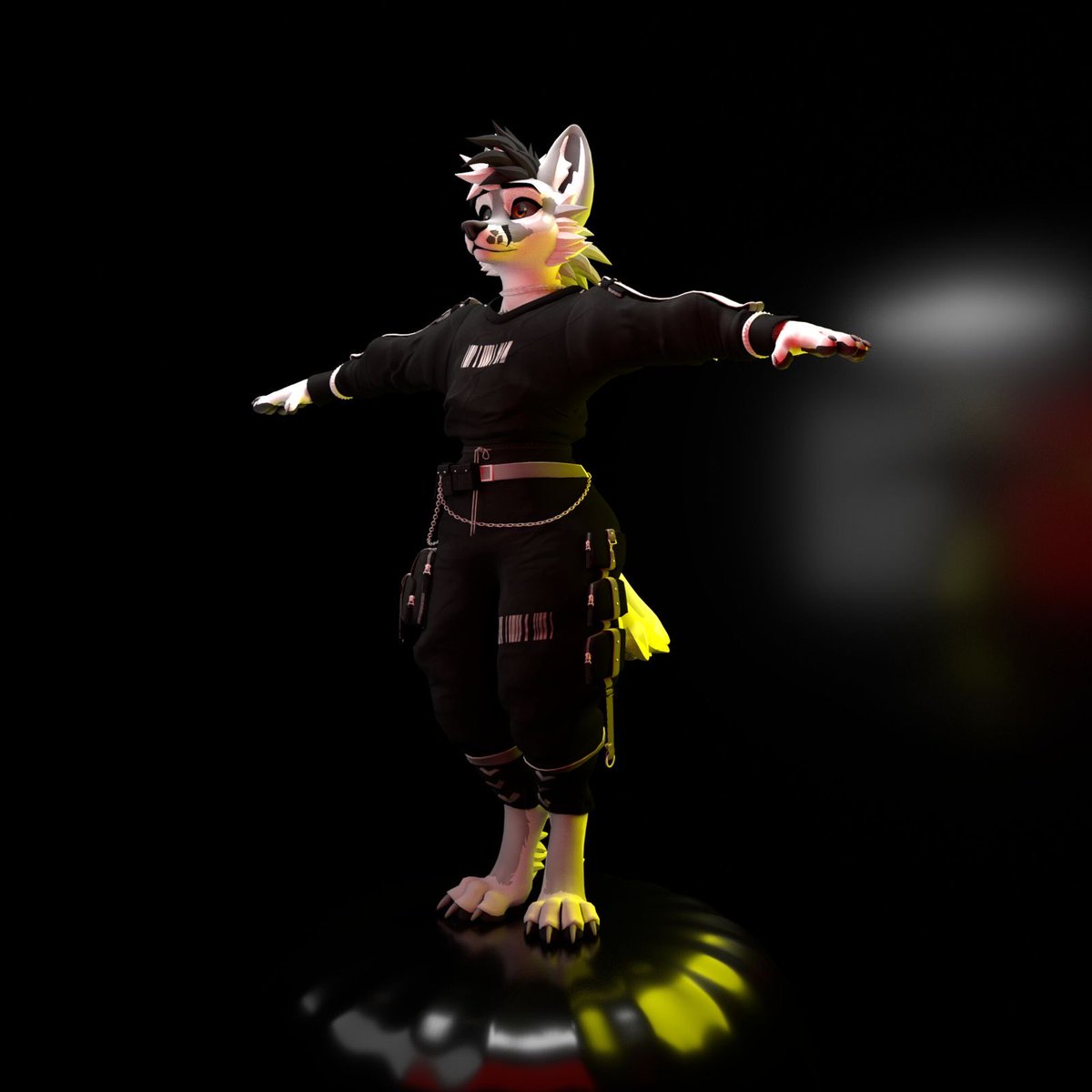 michaelaseren's tweet photo. Custom VRChat avatar commission complete!
.
.
.
.
.
.
#3Dcommission #VRChatAvatar #Furry #3DModel #CommissionsOpen #BlenderArtist https://t.co/k03lHbqFrb