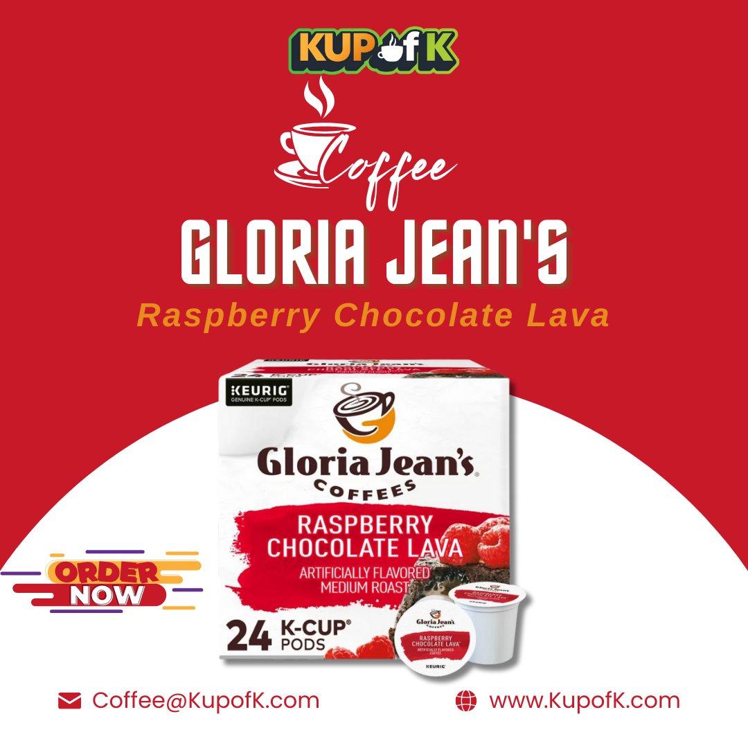 KupofK's tweet image. Indulge in the sweet blend of raspberry and chocolate with Gloria Jean&apos;s K-Cup Pods. Order now!
🌐 KupofK.com 🛒 Order Now 📧 Coffee@KupofK.com
#GloriaJeansCoffee #RaspberryChocolate #KeurigPods #FlavoredCoffee #KcupPods #ChocolateLava #CoffeeLovers #SweetCoffee