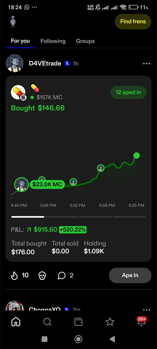 kermankholi's tweet photo. @inkonchain Here is my referral link for https://t.co/LAAQK29vGr
enter code: brogy0x
Hope you find some good cooks on there if you haven’t already joined! 

Much love, happy trading!
Easy trade and signal following top leaderboard 
Easy profit https://t.co/iVFCweNQVC