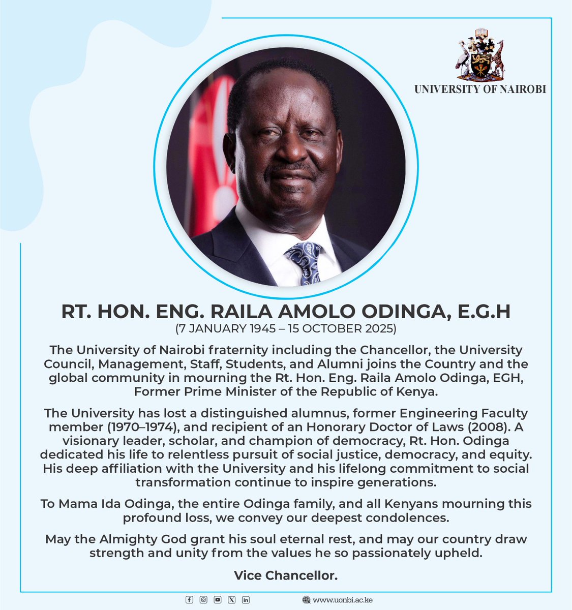 University of Nairobi tweet media