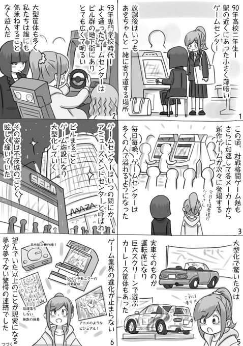 今週もおつかれさまでした🍵

90年代初頭、私がまだ学生だったころ
ゲームセンターは大きくなり輝いていて✨
ほんと未来が楽しみでした☺️ 