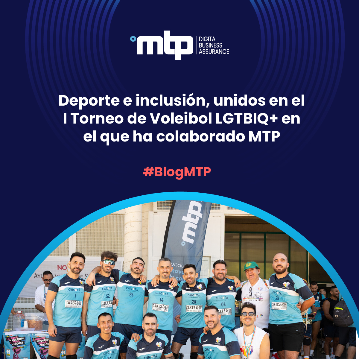 MTPdba's tweet image. El deporte puede ser un aliado para la inclusión. MTP, empresa comprometida con la igualdad y el respeto a la diversidad, ha colaborado con el I Torneo de Voleibol LGTBIQ+ organizado por el Club Deportivo Chicotá en Sevilla. Te lo contamos en el #BlogMTP. 
bit.ly/494NARx