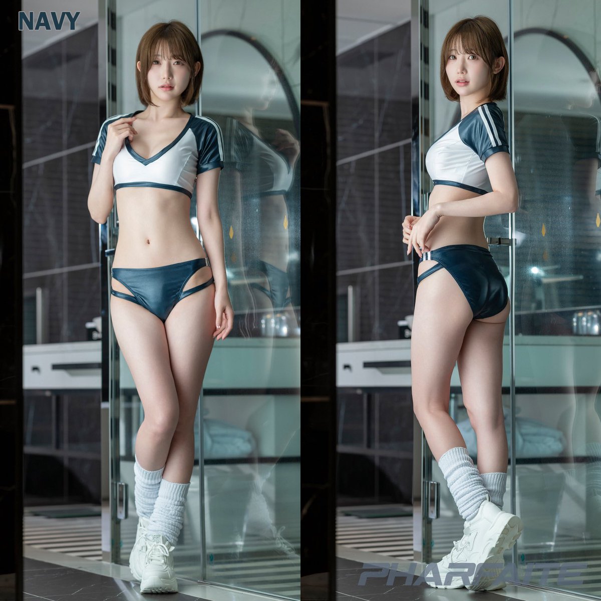 テ*ナ様 PHARFAITE コスプレ衣装 XXL ピンク・ホワイト パルフェッ