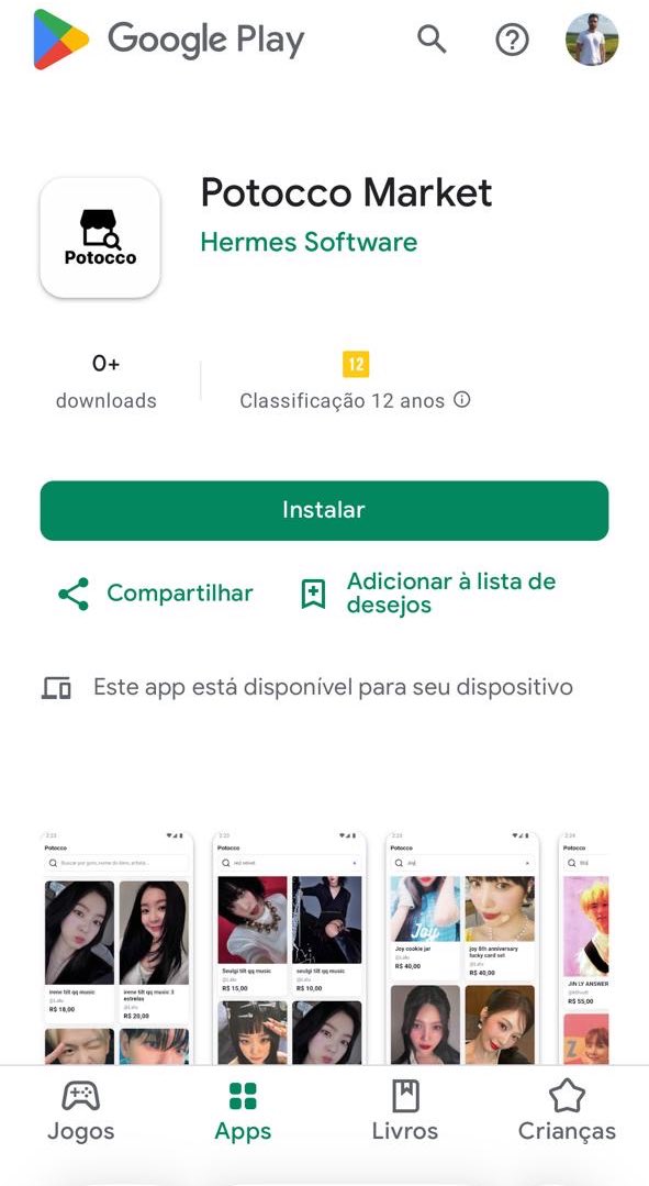 potoccogom's tweet image. Atenção androiders!!!
A lojinha agora é um app e já está na Google Play! 🤩🤩🤩🤩🥳🥳🥳🥳
play.google.com/store/apps/det…
Não precisa criar conta, é só baixar e usar, pesquise os grupos/idols que tem interesse e compre com facilidade