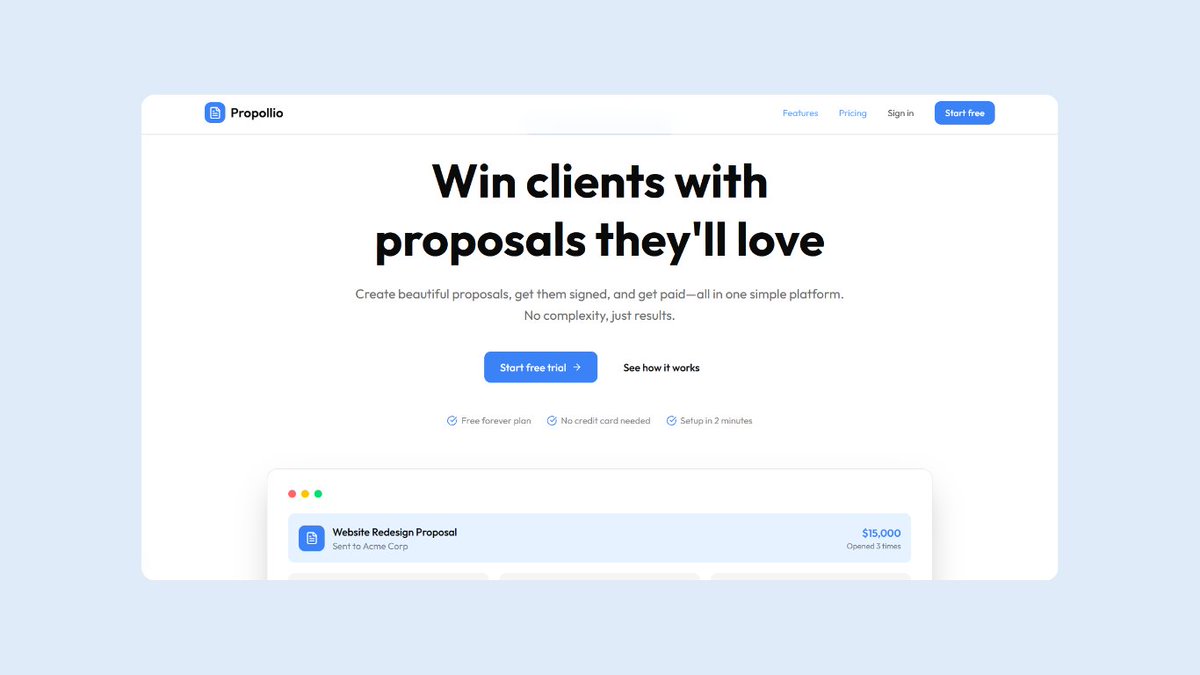 Abdulrafiu_dev's tweet image. My work recently. Propollio is coming 💙.

#WebDevelopment #buildinpublic #tech