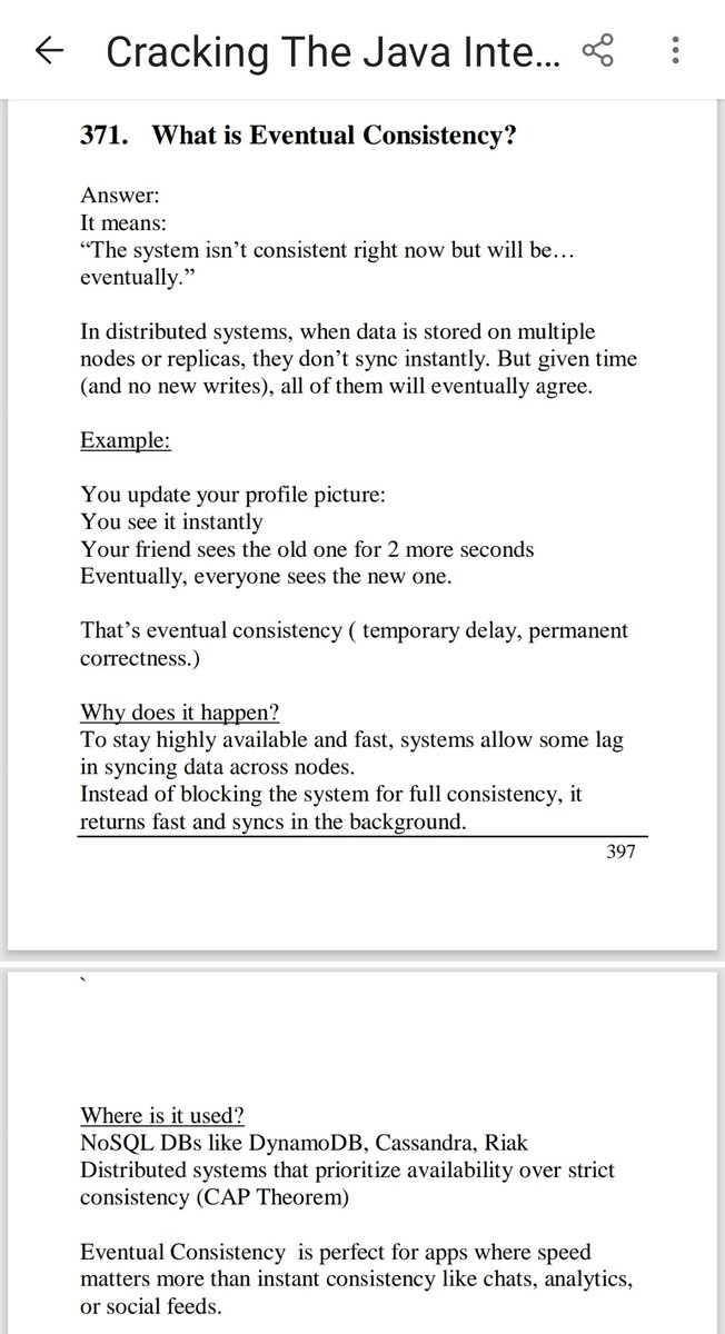 SumitM_X's tweet image. Such questions are being asked in interviews these days irrespective of your experience ..

 some concepts that every deveoper should know..