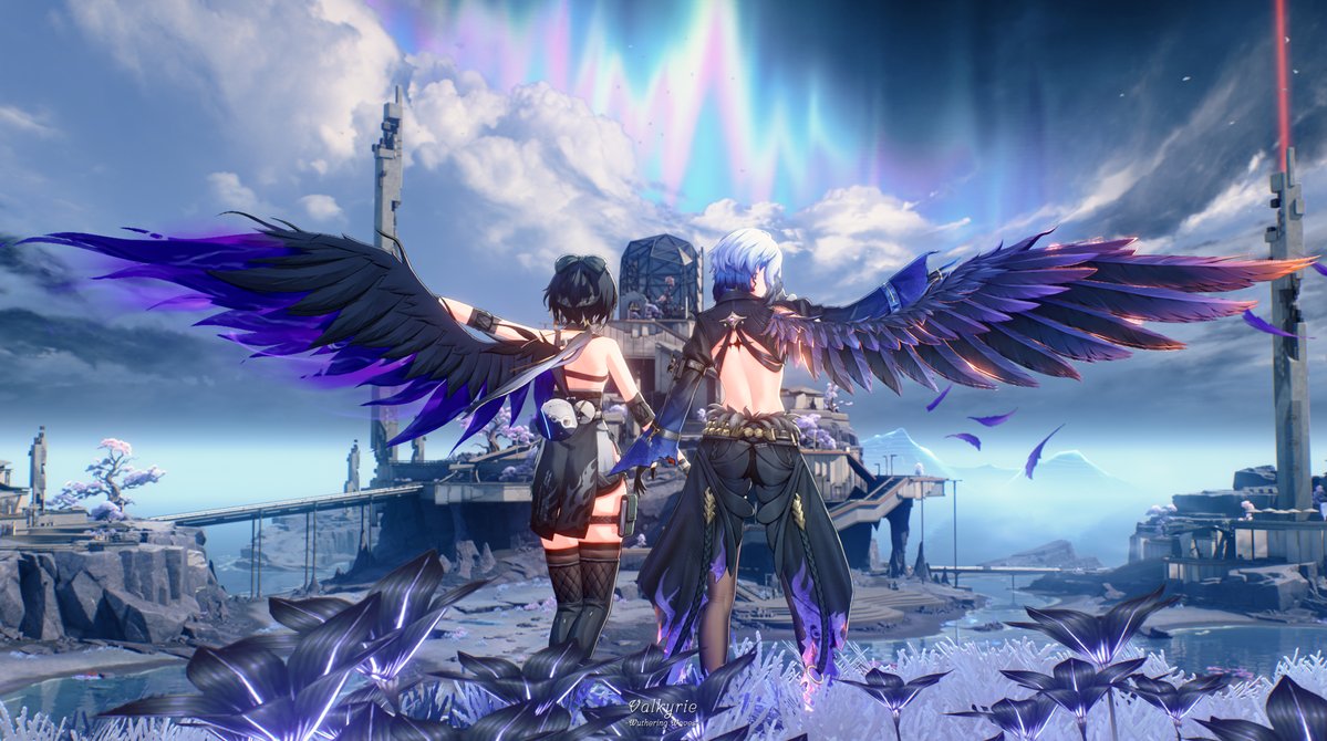 「ブラックショアの双翼」
-Twin Wings of Black Shores-

漂泊者 / Rover
ガルブレーナ / Galbrena / 嘉贝莉娜

#鳴潮 #鳴潮写真部 #WutheringWaves