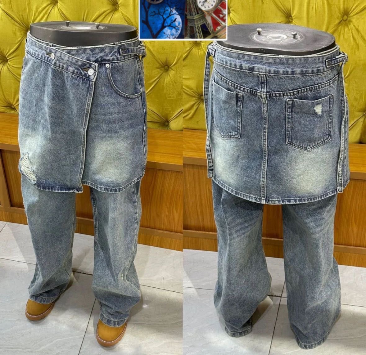 DebsyEssentials's tweet photo. Quality Men Baggy Jeans 
Available in sizes 
N30,000 each 
Location: Iyana Ilogbo, ogun state 
WA:07054004689 https://t.co/iK7Z4Q6QS7