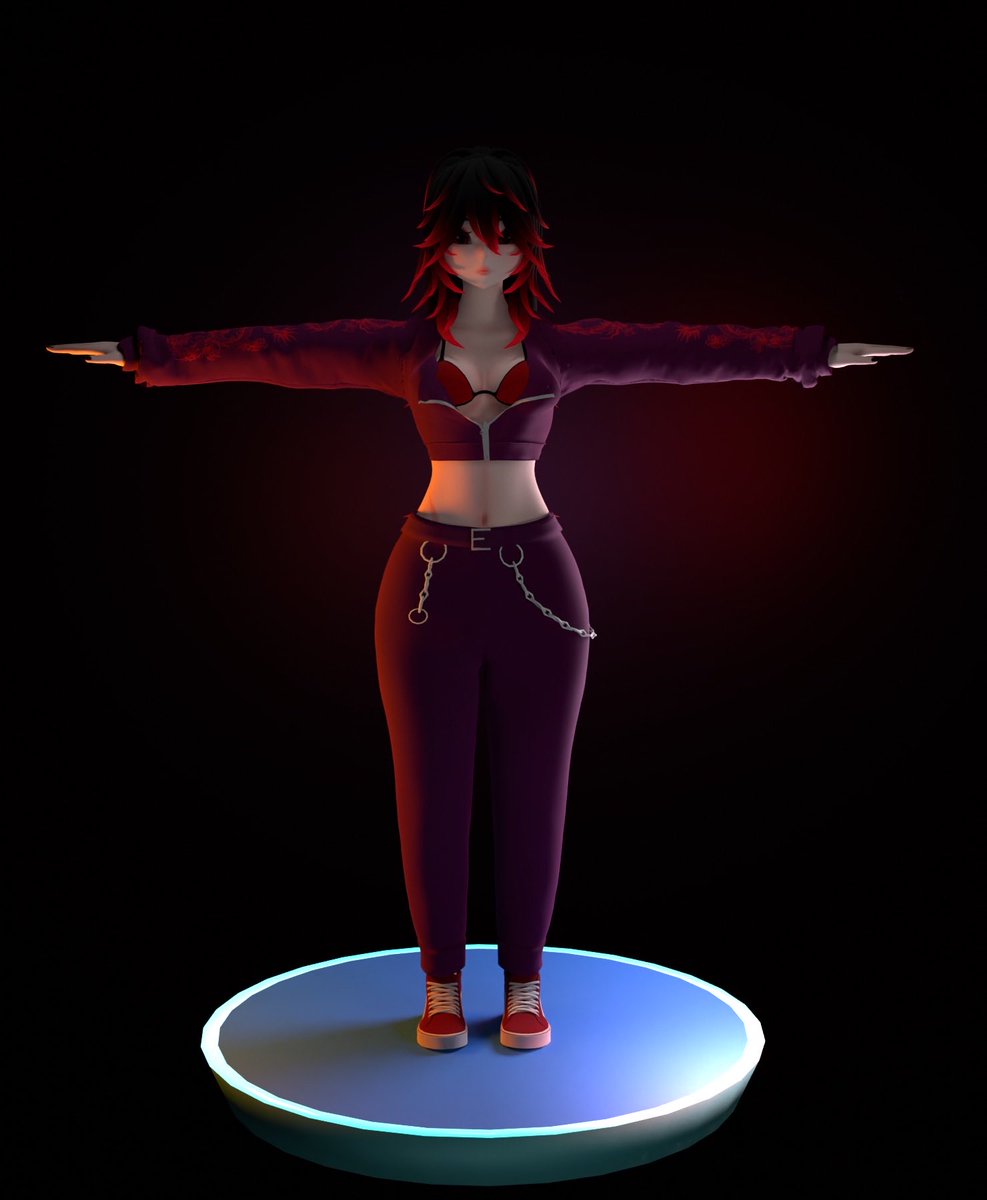 michaelaseren's tweet photo. Custom Vrchat Avatar commission completed! 
.
.
.
.
.
.
#VRChat #customavatar #3DModel #blender #Commission #commissionopen https://t.co/6b45SZQtf2