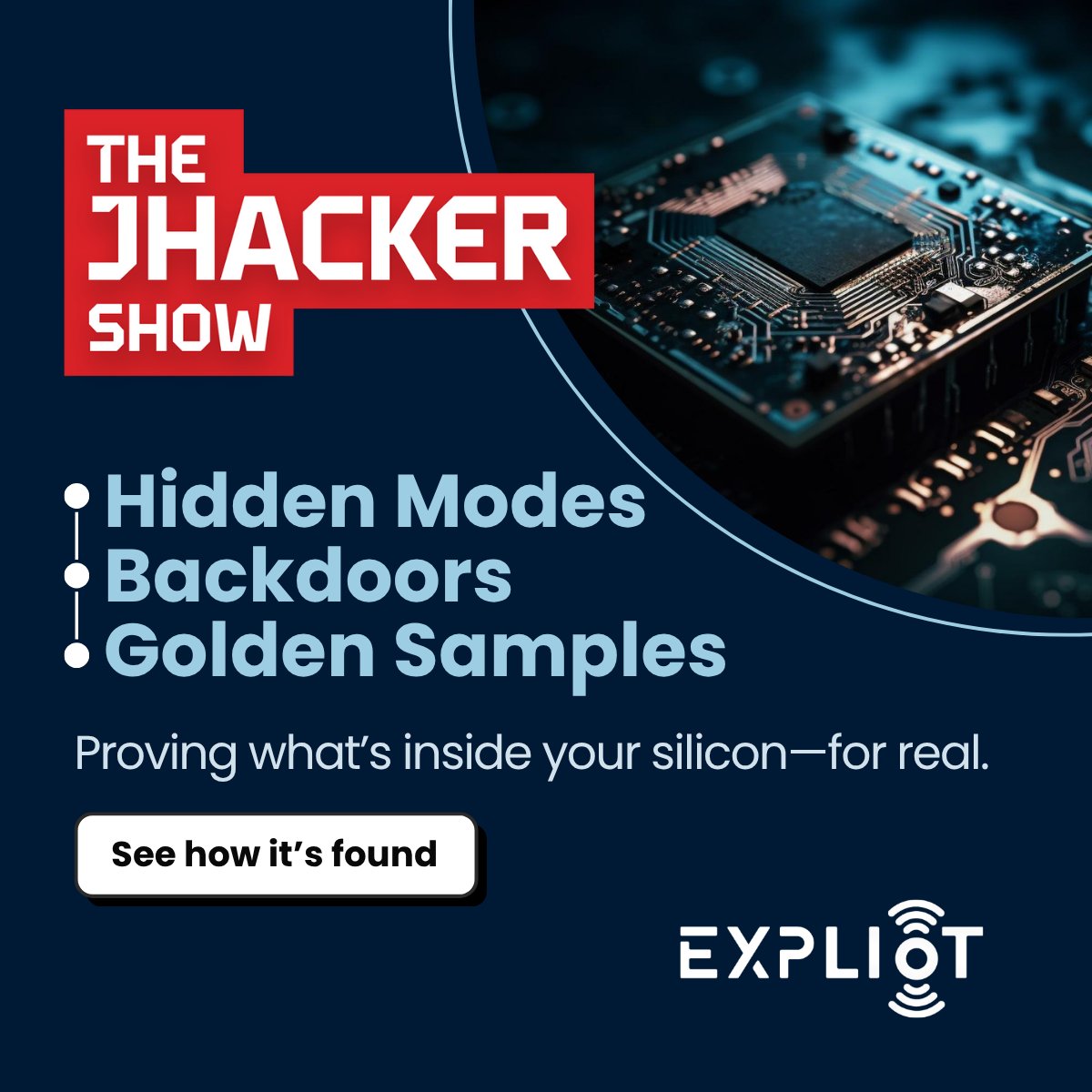 expliot_io's tweet image. Firmware or silicon—backdoors hide in both.
Real detection = golden-sample comparison + physical coverage when side-channels miss.
When to glitch, when to probe, why “secure by spreadsheet” fails.
Watch: youtube.com/watch?v=8LvcvG…
#SupplyChainSecurity #FaultInjection