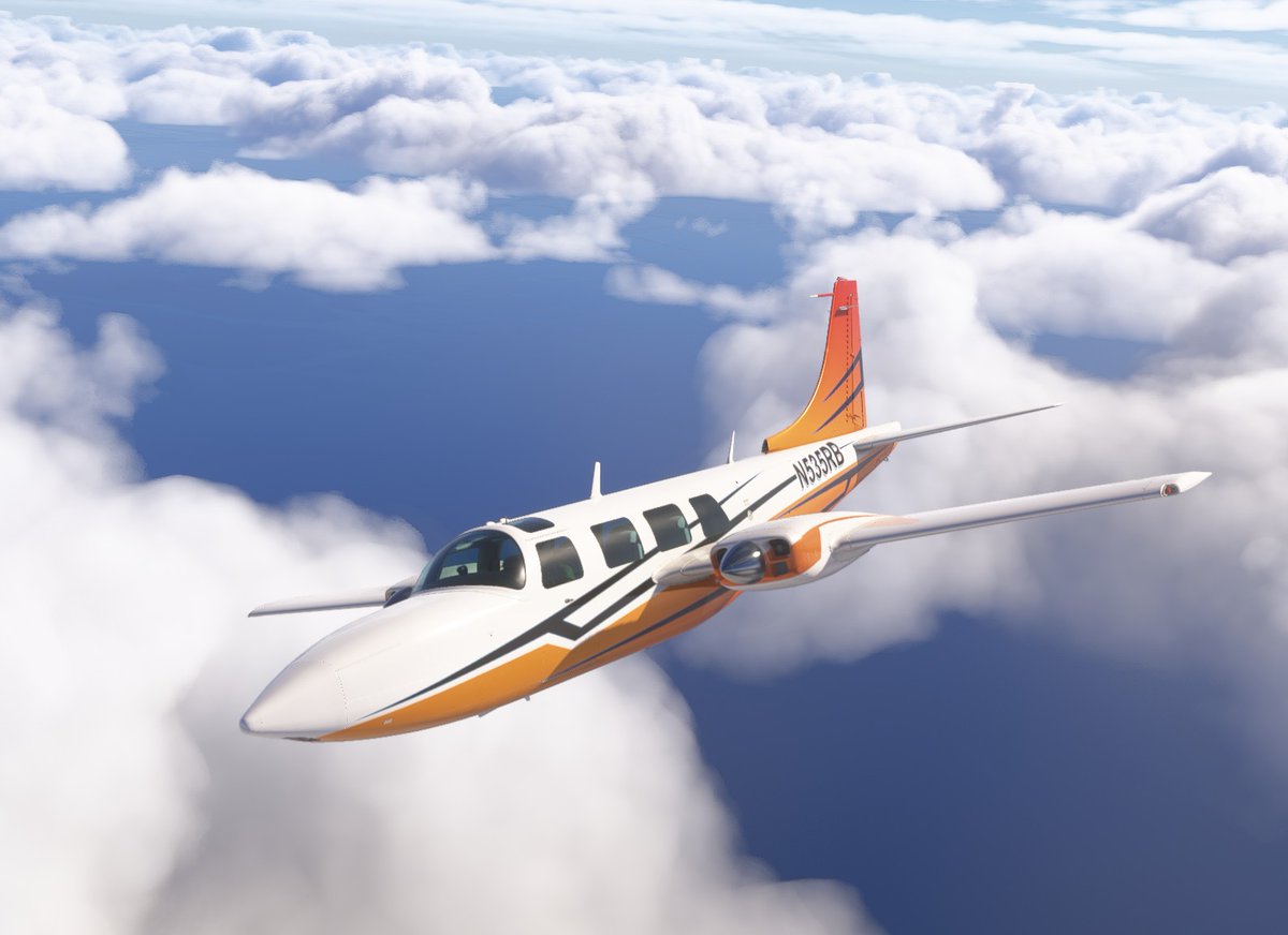 Community painter Waffler11 is back with a stunning white &amp; orange livery for the Accu-Sim Aerostar 600 proof that from retro to modern, every scheme shines on this aircraft!

🧡🤍 Check it out: a2asimulations.com/forum/viewtopi…
#MSFS #FlightSim #Aviation