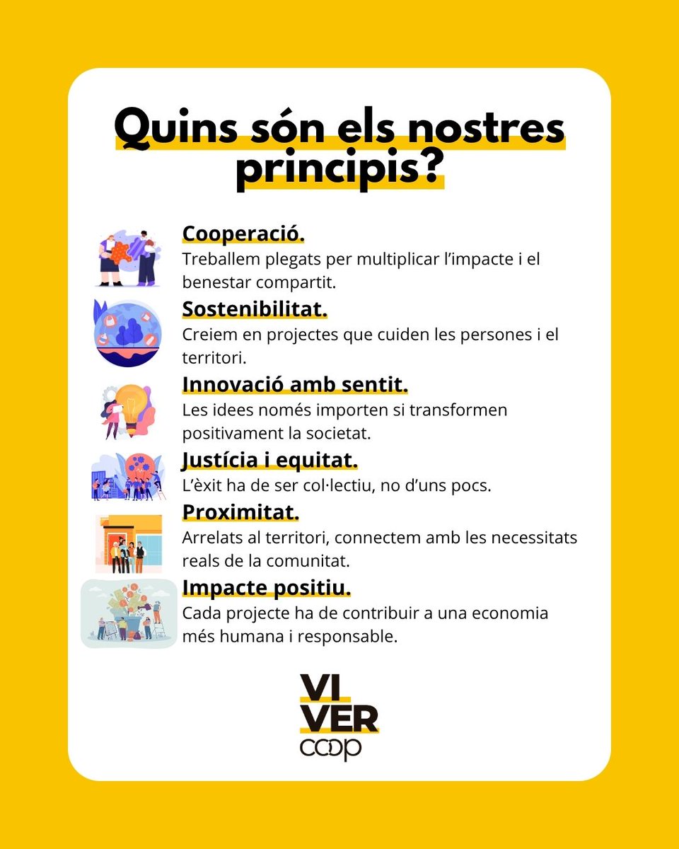 vivercoop's tweet photo. 🌱 Cooperació, equitat, sostenibilitat i proximitat.

🤗 Els valors que ens mouen al Viver Cooperatiu. https://t.co/ma0AXu8eUN