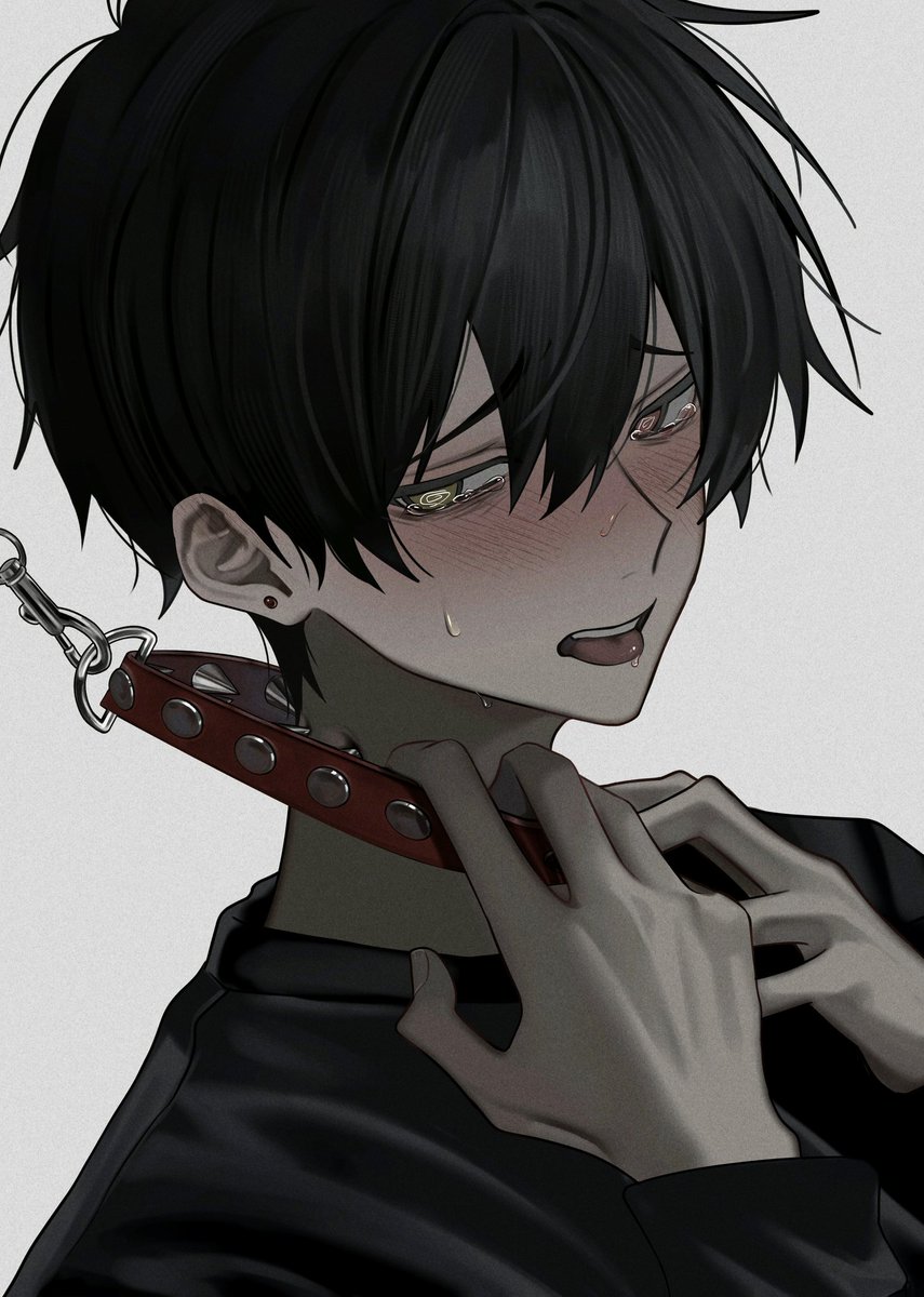 スパイク首輪を逆さに付けたいなあ