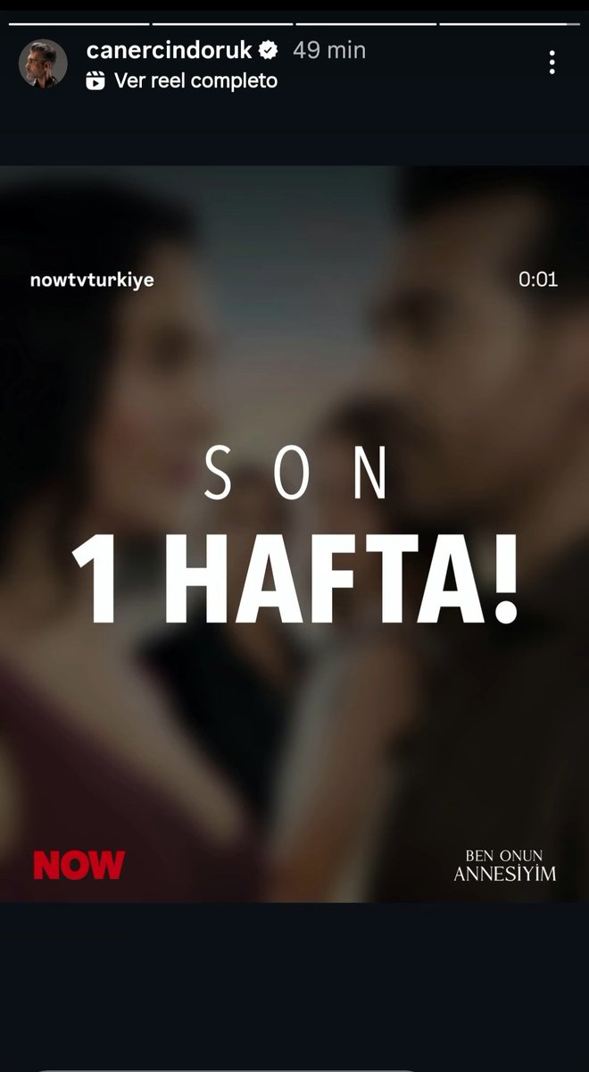 ¡Una semana para conocerlos! 👏👏🔥🔥
#CanerCindoruk
#FundaEryiğit
#BenOnunAnnesiyim