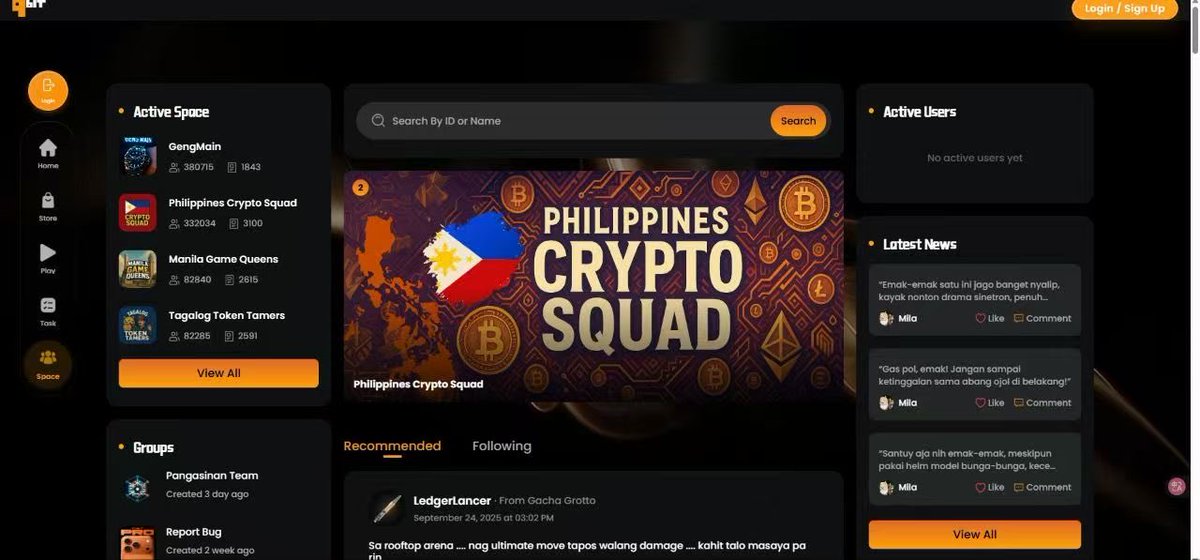 最近行情不太顺， 香子的身体也不太顺🥲
看着群里家人们都被折磨疯了。有人爆仓，有人割肉，还有人直接卸载交易所...

昨天群里有个家人说最近不盯盘了，改在 The9bit 上撸毛玩游戏。打打游戏完成任务就有奖励，反正比盯着K线emo强。

香子看了下：这平台8月上线一个月就100万用户 PR