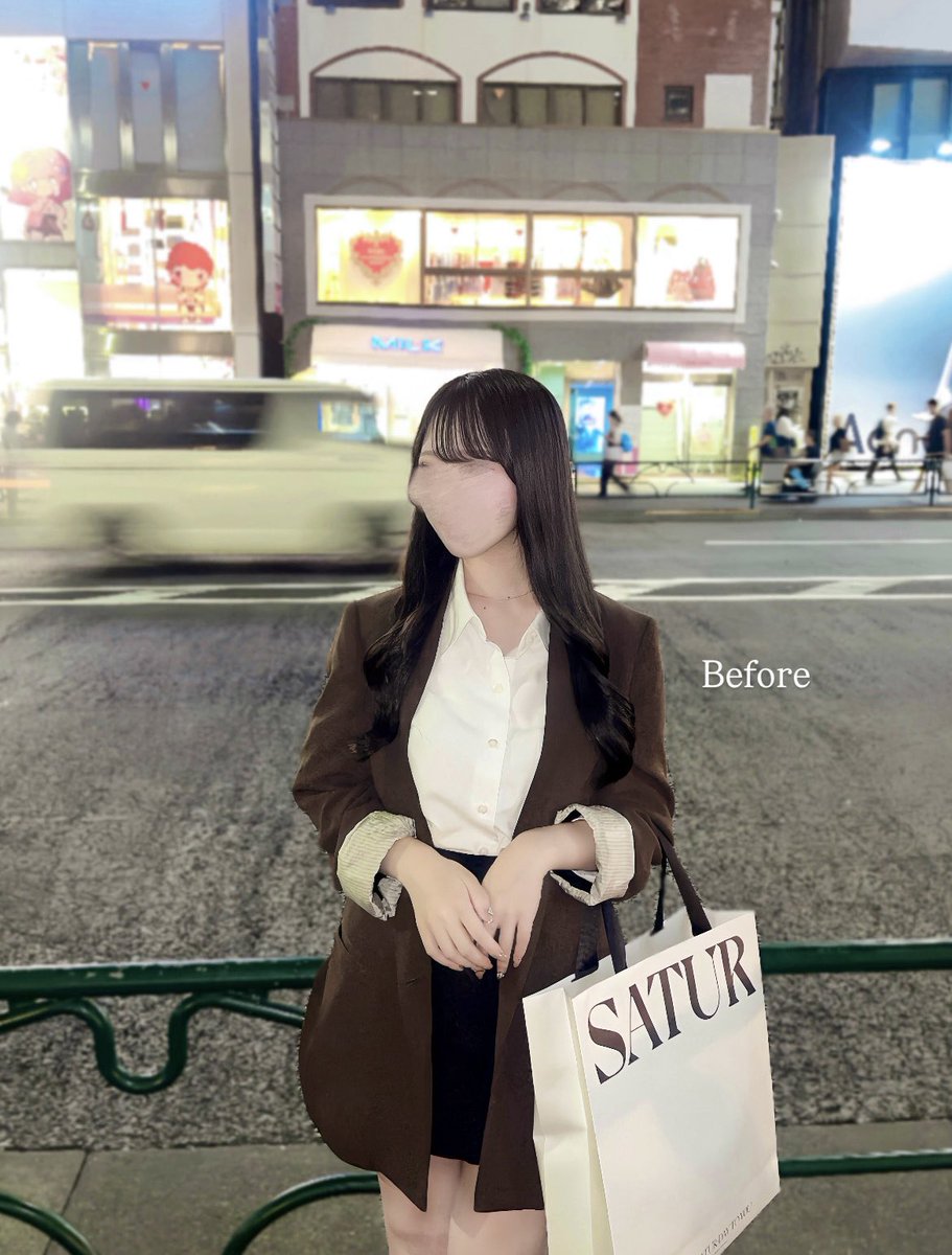y_0o_k's tweet image. 背景だけ簡単に彩度変えられるMeituの【モノクロ】フィルターが便利過ぎる…🖤✨#pr #meitu