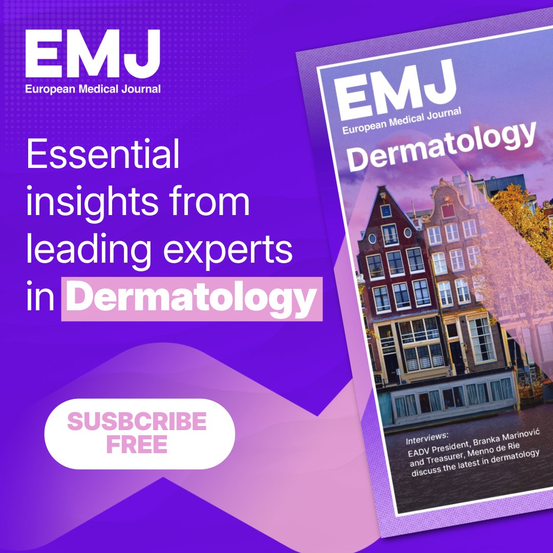 We're thrilled to announce our partnership with <a href="/EMJReviews/">European Medical Journal</a>. EMJ is the go-to open-access resource for medical education. Their content empowers professionals to enhance clinical decisions, transform patient care, and save their valuable time.
Subscribe: go.emjreviews.com/emj-subscribe-…